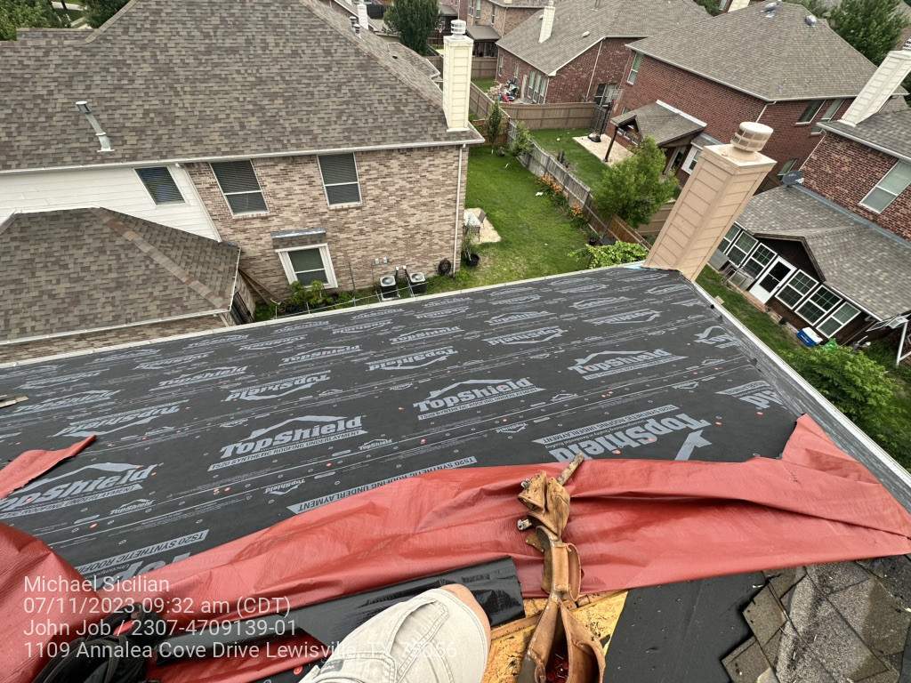 Project in Lewisville by Zeus Exteriors
