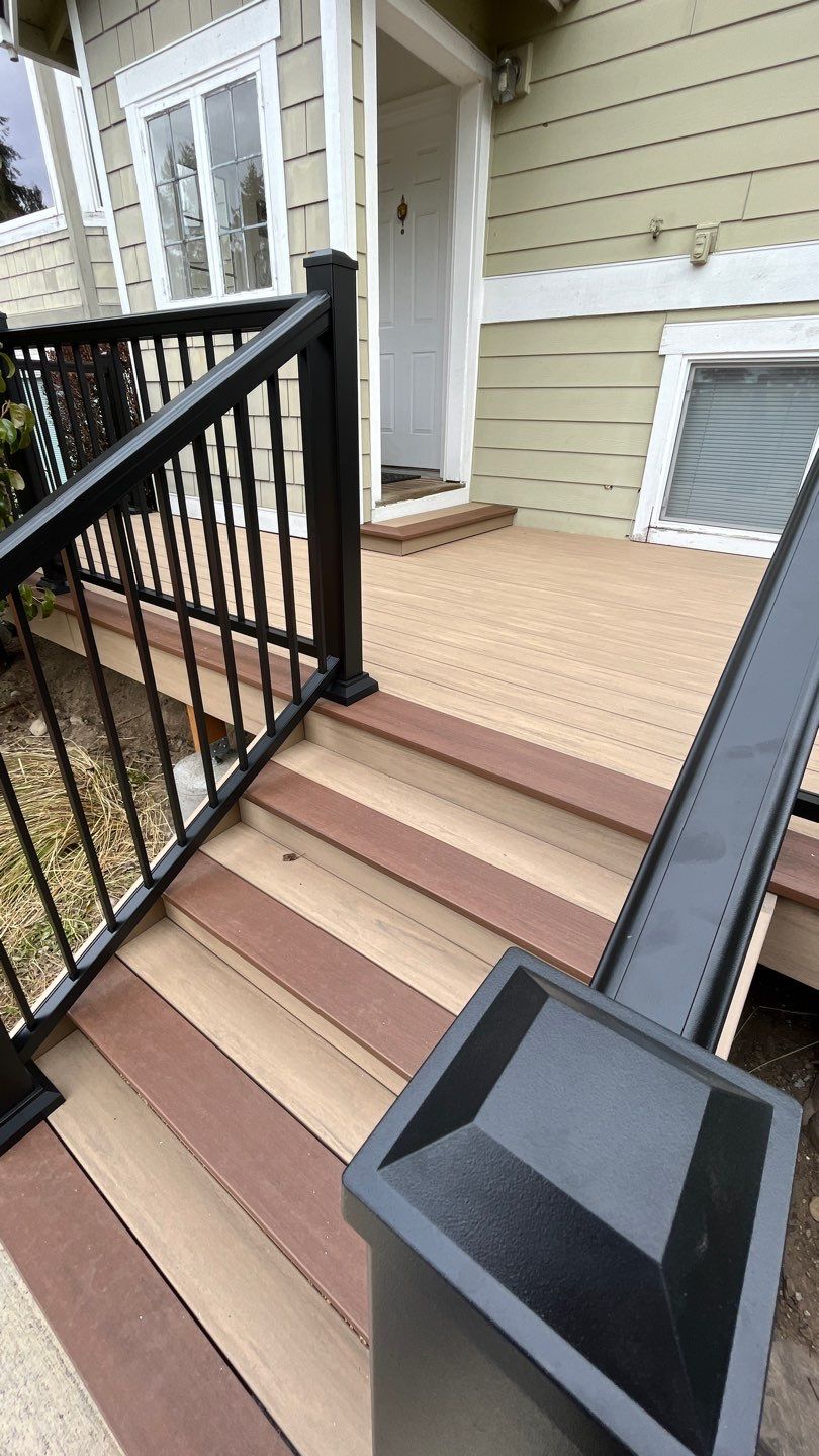 New Azek Vintage Deck by Alki deck builders 