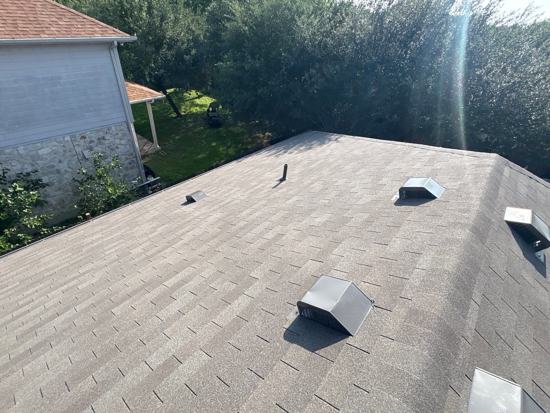Roof Replacement in Hutto, TX | Owens Corning Driftwood Shingles by Kstylez Roofing & Construction