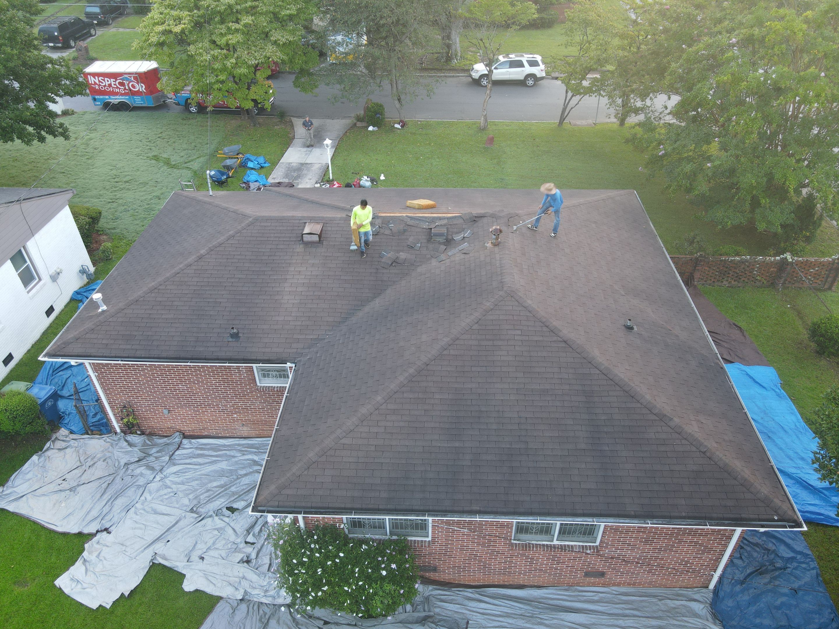 Residential Roofing Installation using Owens Corning by Inspector Roofing and Restoration