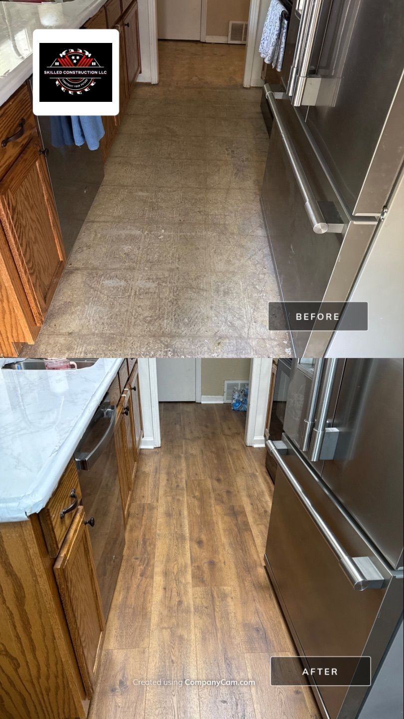 Flooring Job by Skilled Construction LLC