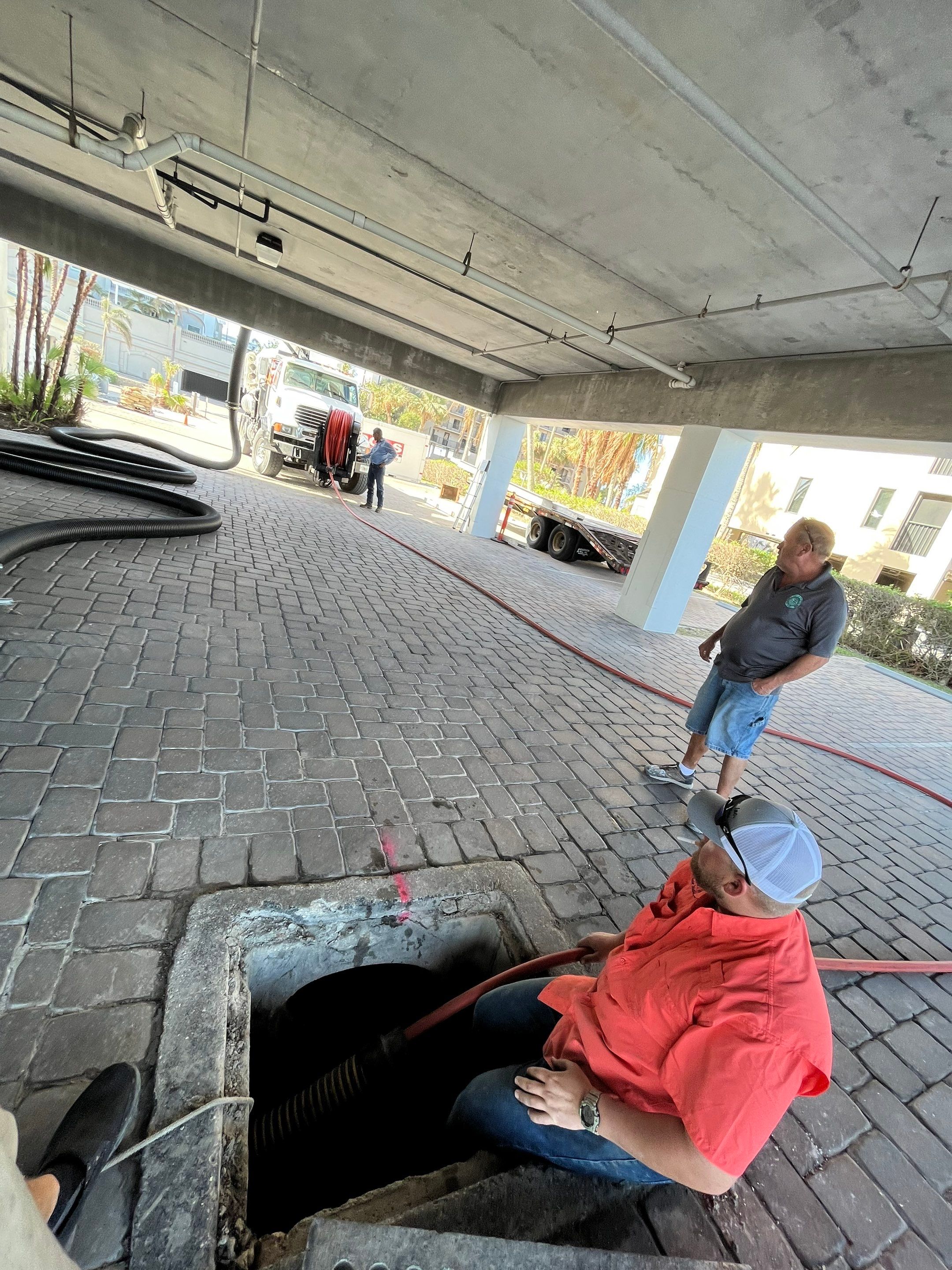 Condo Storm Water System Cleaning and Maintenance After Hurricane Ian by APS Power & Water