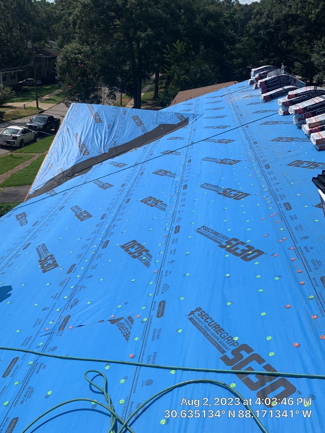 Residential Roofing Installation using Roof Replacement by American Roofing & Construction LLC