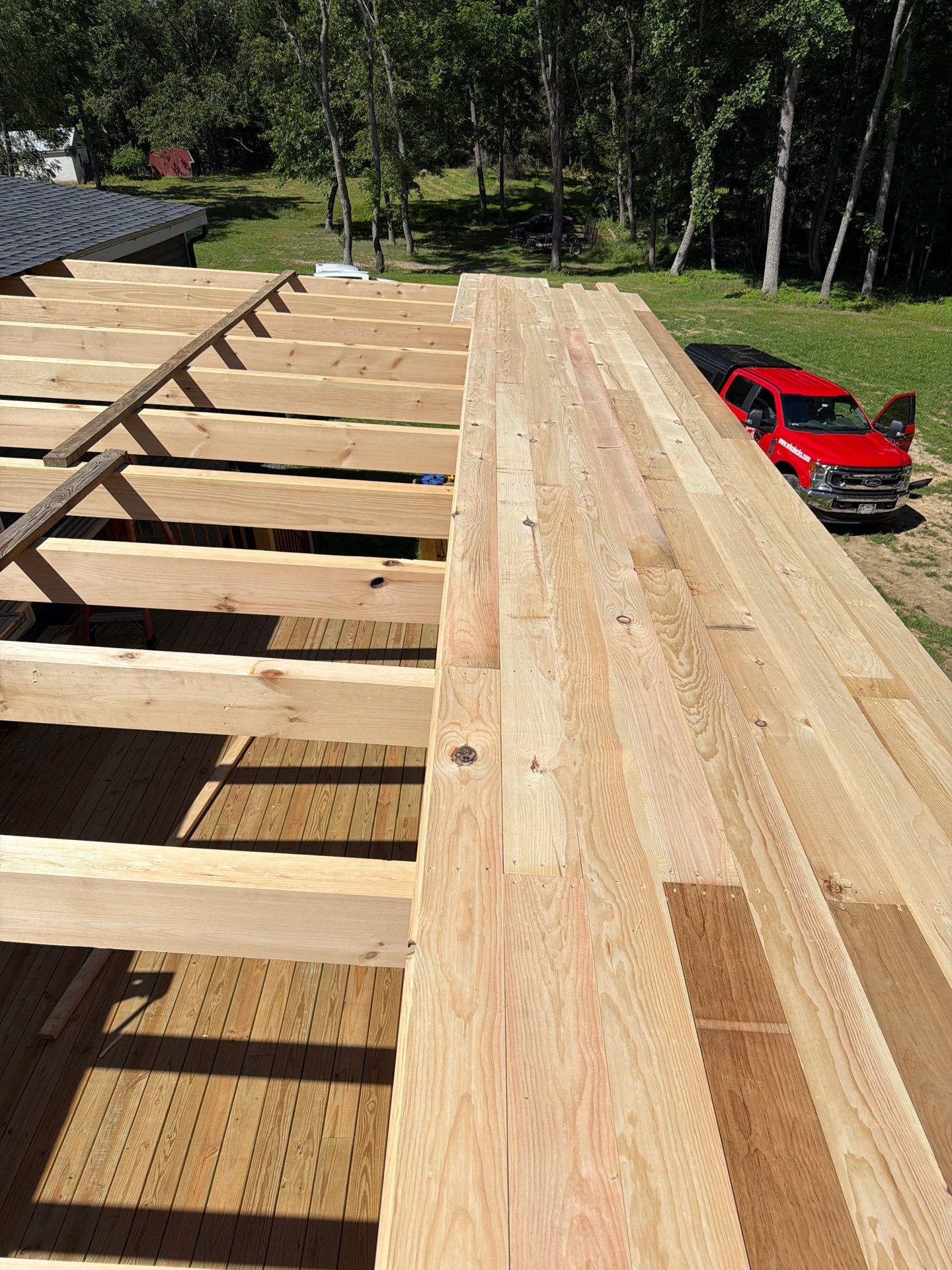 Custom Covered Deck and Porch Construction in Ronceverte, West Virginia by Walnut Hollow Decks & Outdoor Living