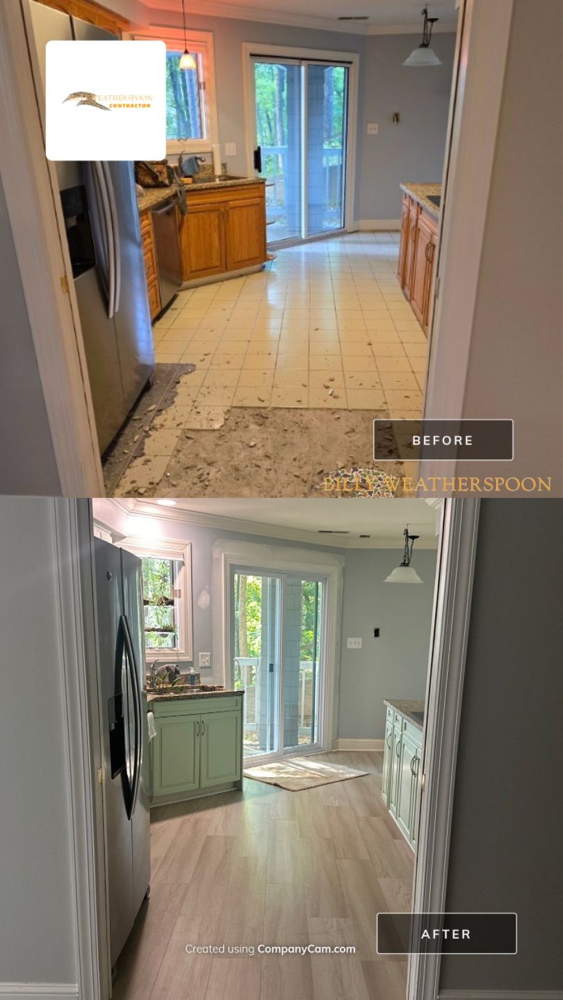 Full house remodel by Billy Weatherspoon Contractor