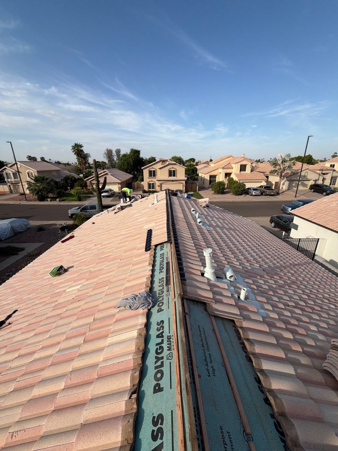 Project in Mesa, AZ by Saint Roofing