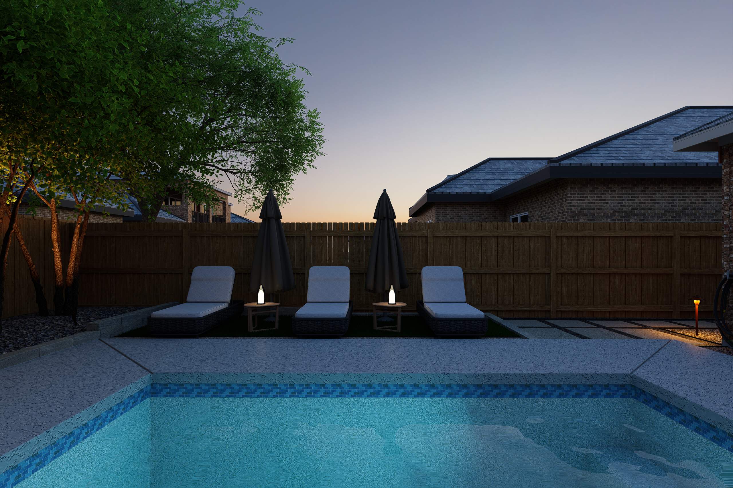 3D Design Render, San Antonio TX by Hole In One Lawns, LLC