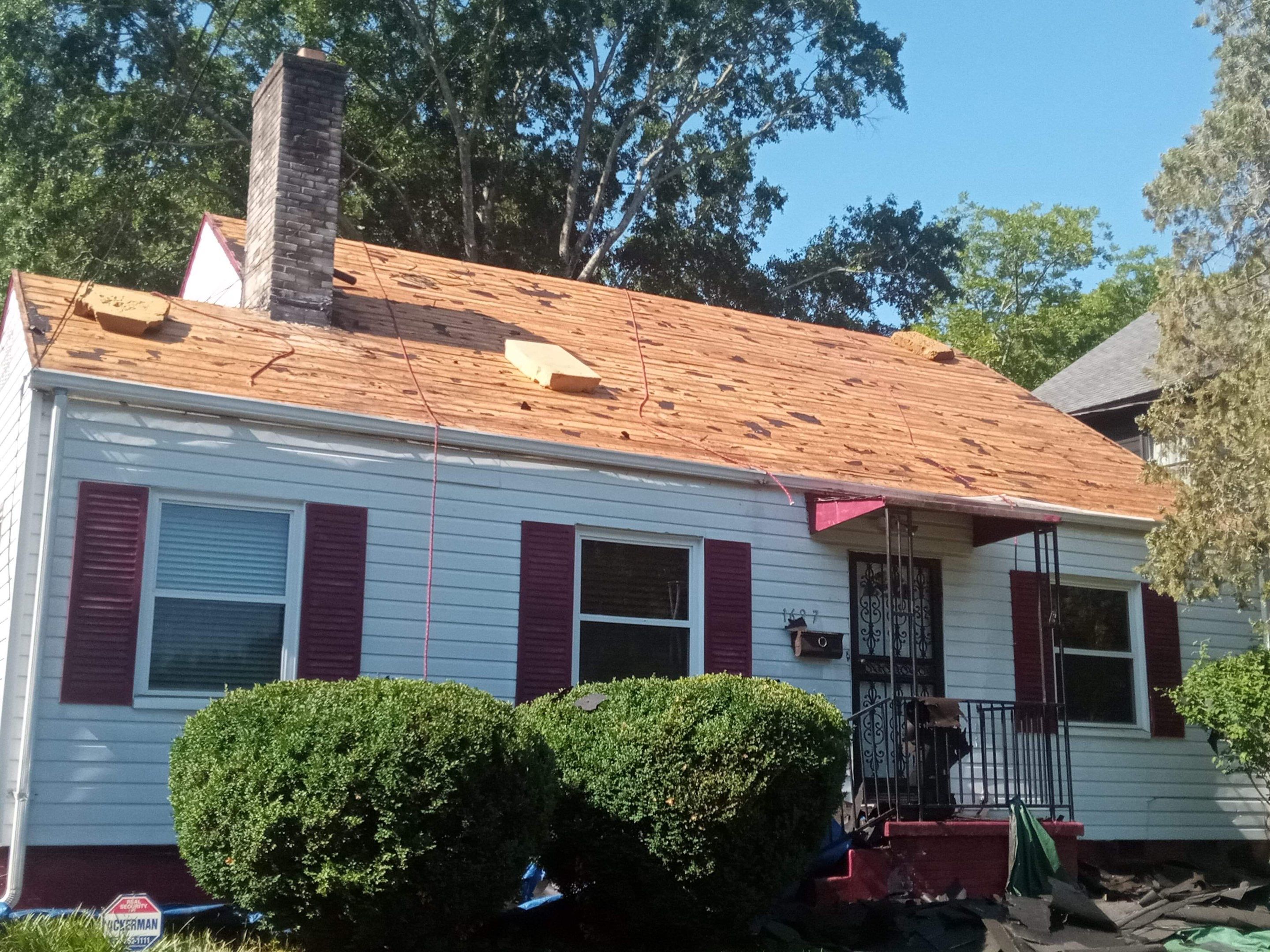NEW roof, ALL NEW decking, and ALL NEW gutters by Nailed It Roofing & Remodeling LLC