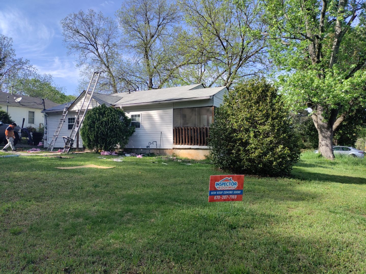 Residential Roofing Installation using Owens Corning by Inspector Roofing and Restoration