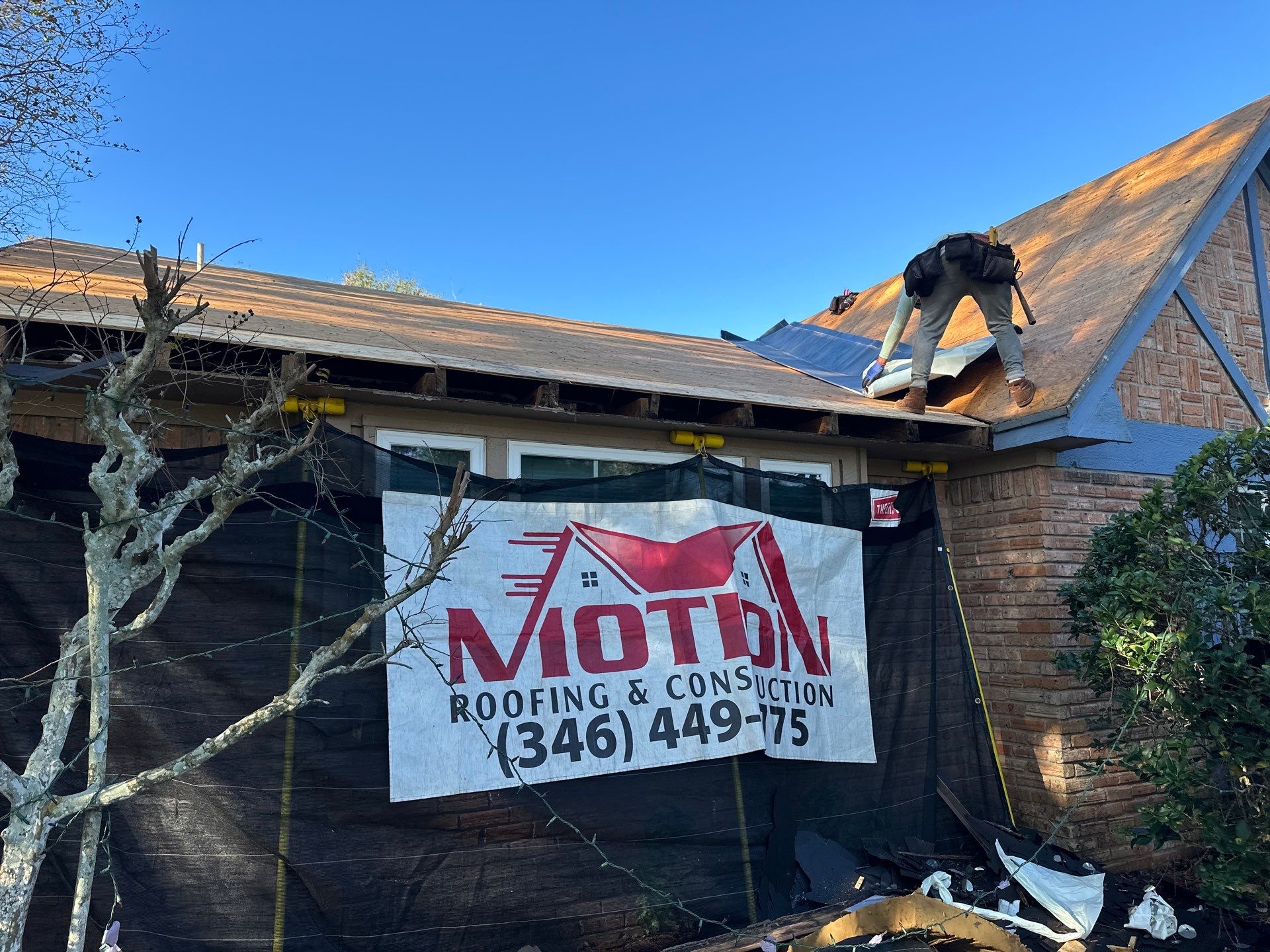 Project in Lake Jackson by Motion Roofing
