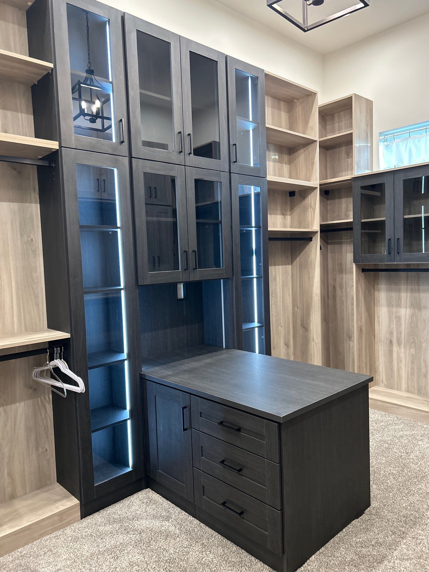 Two-Tone Luxury Closet in Longmont by Concept 32, Inc.