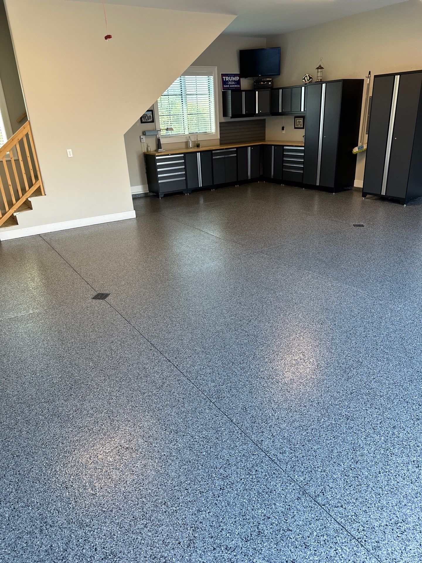 Garage Floor Coating using Nightfall by My Garage Floor Guys