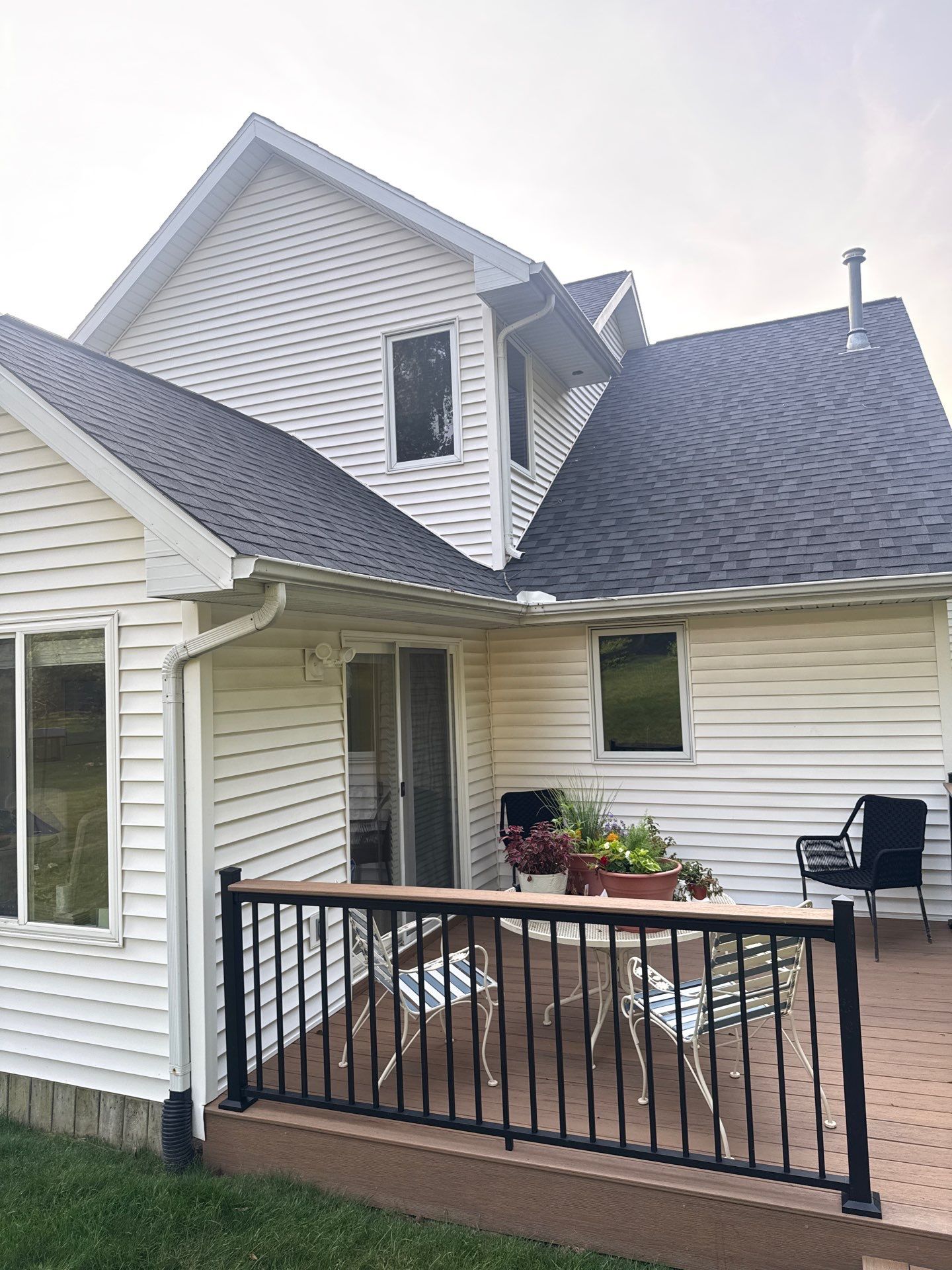 Gutter job East Lansing by Sunrise Seamless