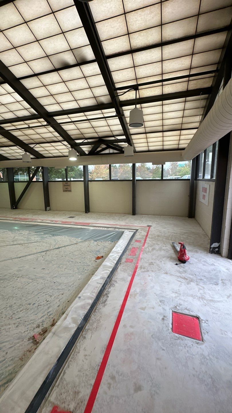 Hotel Pool Deck Project in Cranberry Township by Floors in a Day, Inc