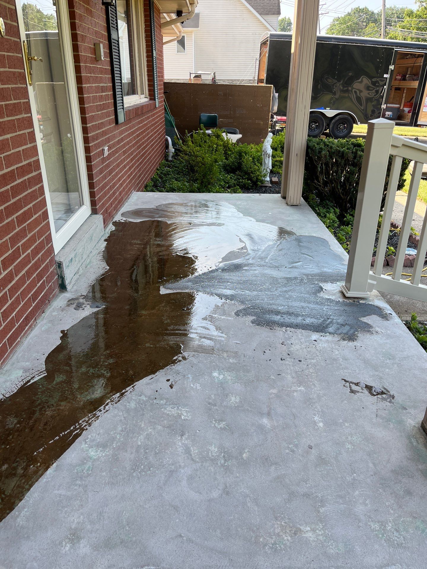 Porch + Garage Project in South Park Township by Floors in a Day, Inc