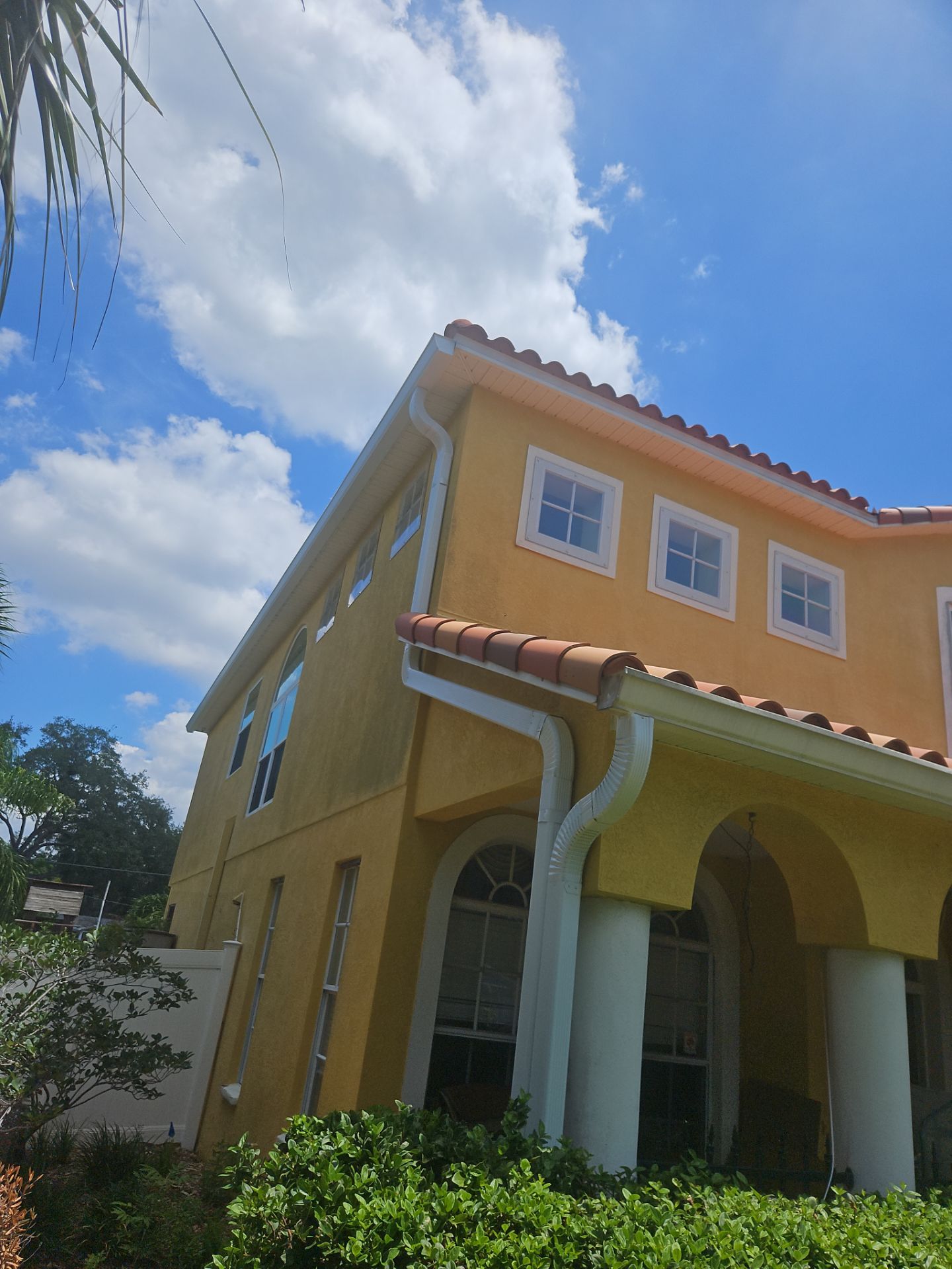 6 Inch Seamless Gutters using Gutter Guards in Tampa FL by Gutter Professors