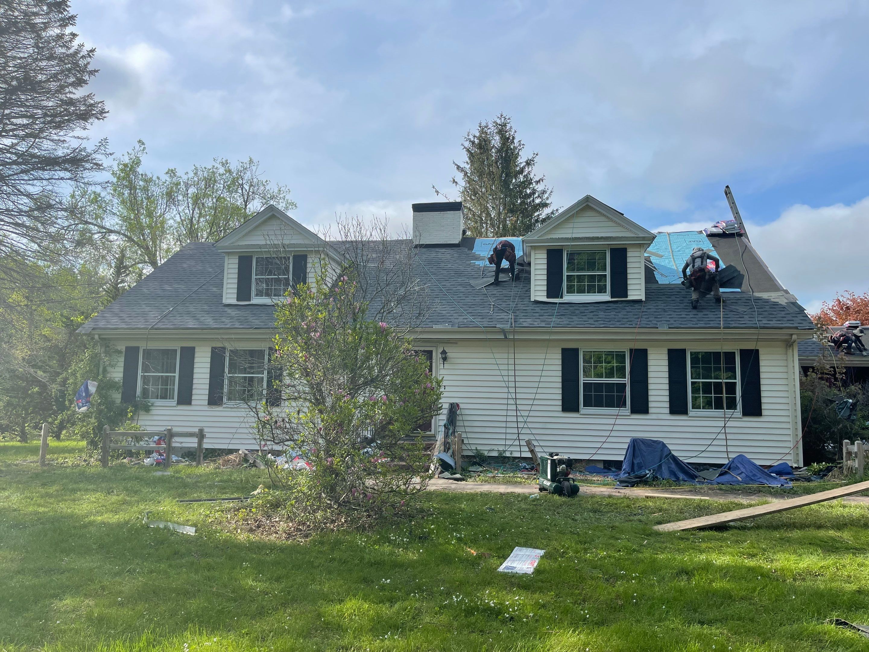 Residential Roofing Installation using GAF Timberline HDZ by Sensible Home Solutions