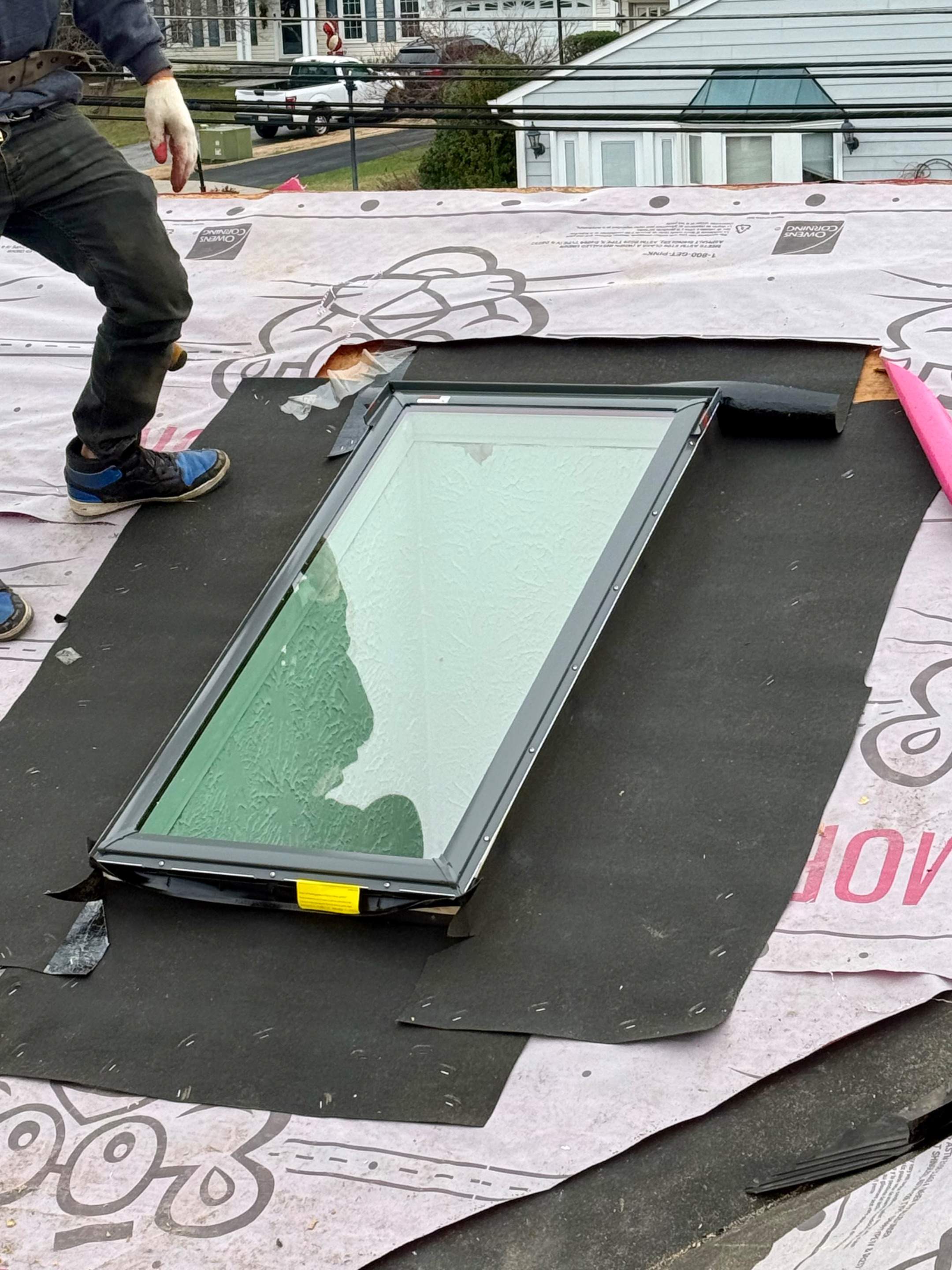 Residential Roofing Installation using Owens Corning TruDefinition Duration by Matter Construction, LLC