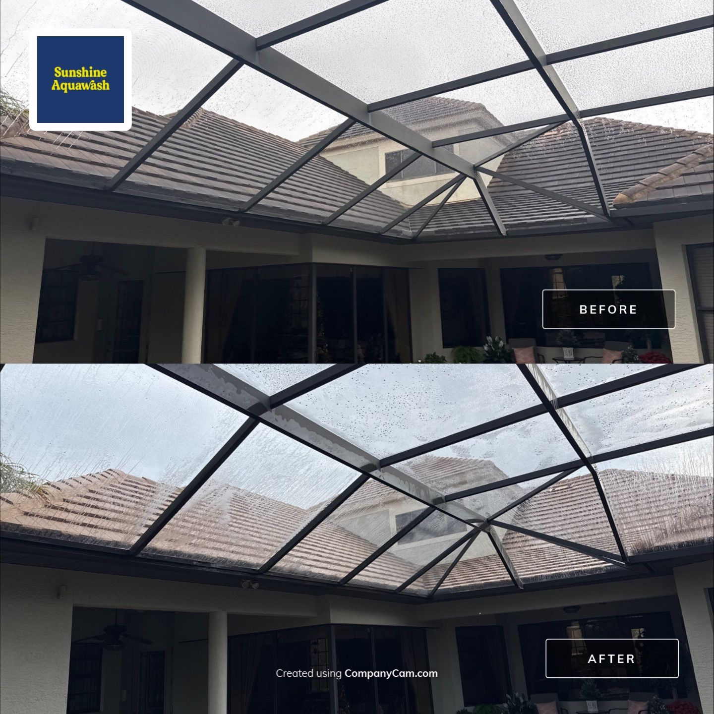 Tile Roof, Gutter & Pool Cage Cleaning – Lakewood Ranch Country Club, Lakewood Ranch, FL by Sunshine AquaWash