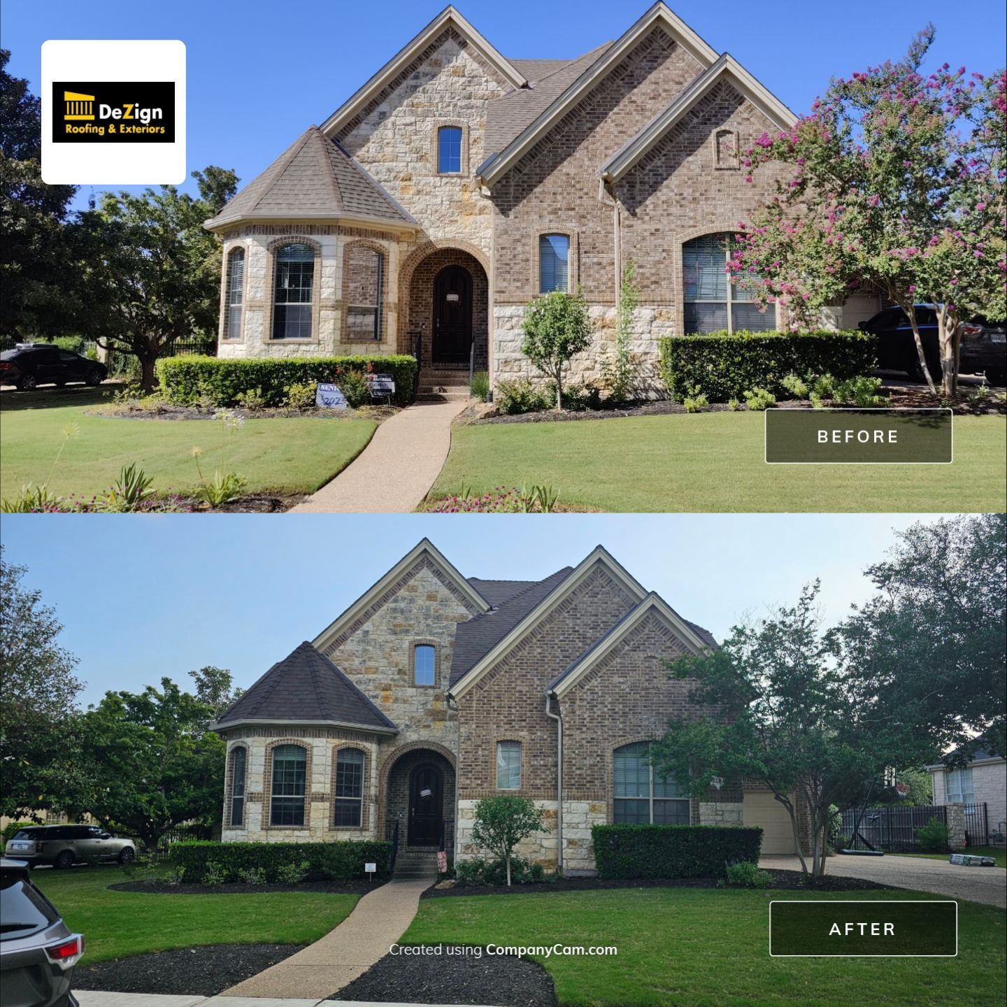 Residential Roofing Installation using Malarkey Vista Shingles Color Heather by DeZign Roofing & Exteriors