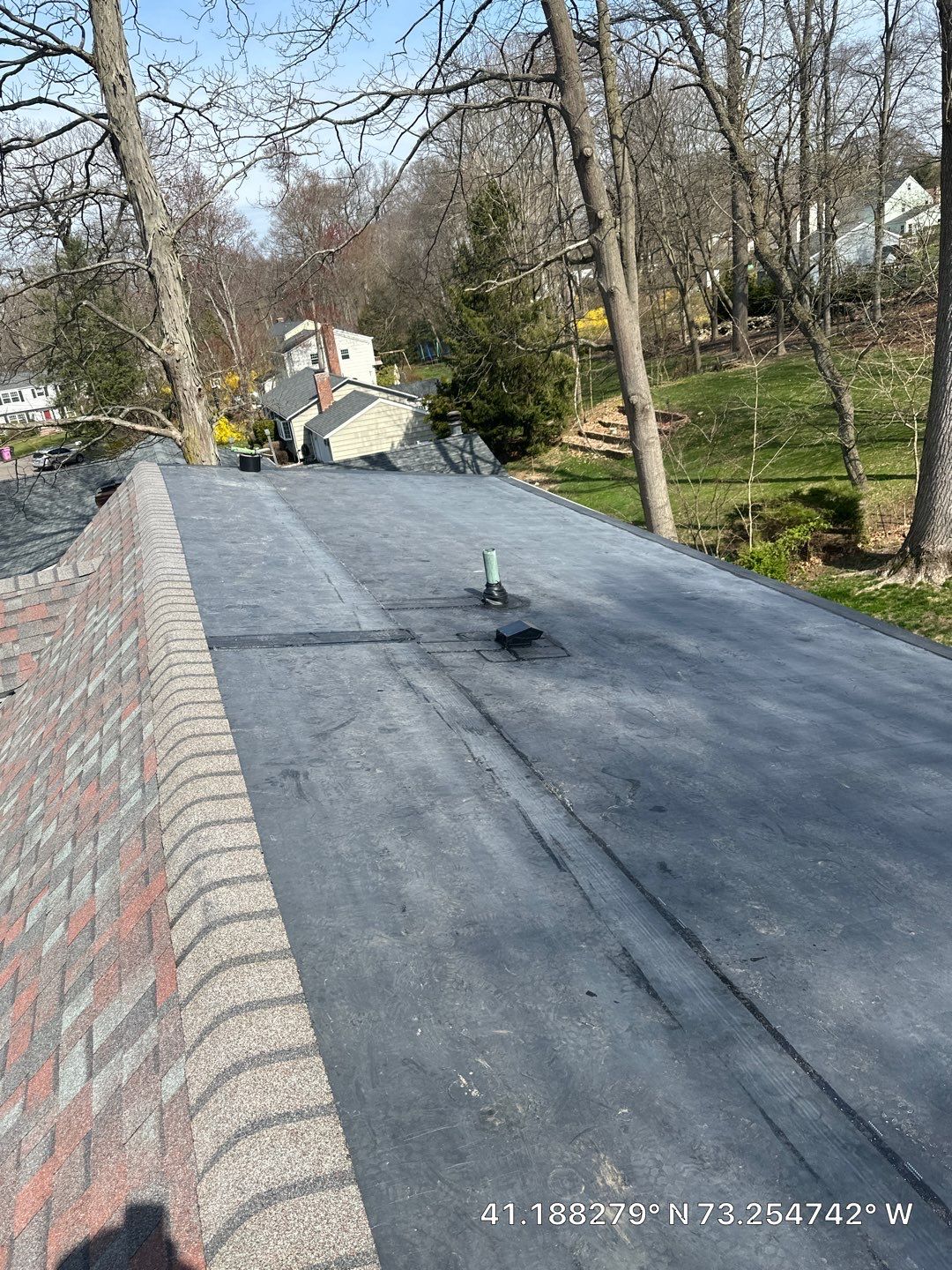 Residential Roofing Installation using Tamko Slatestone gray by A Plus Exterior