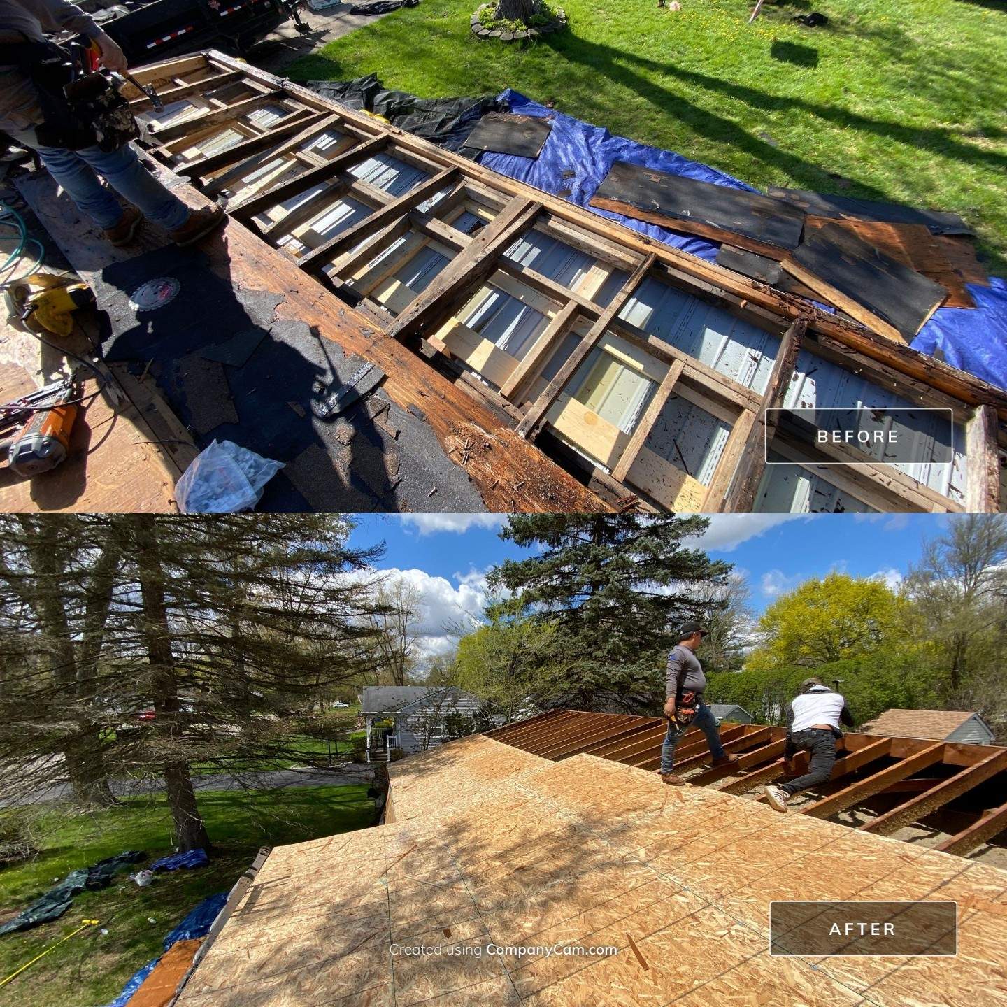 Roof Replacement using CertainTeed Landmark by 180 Contractors
