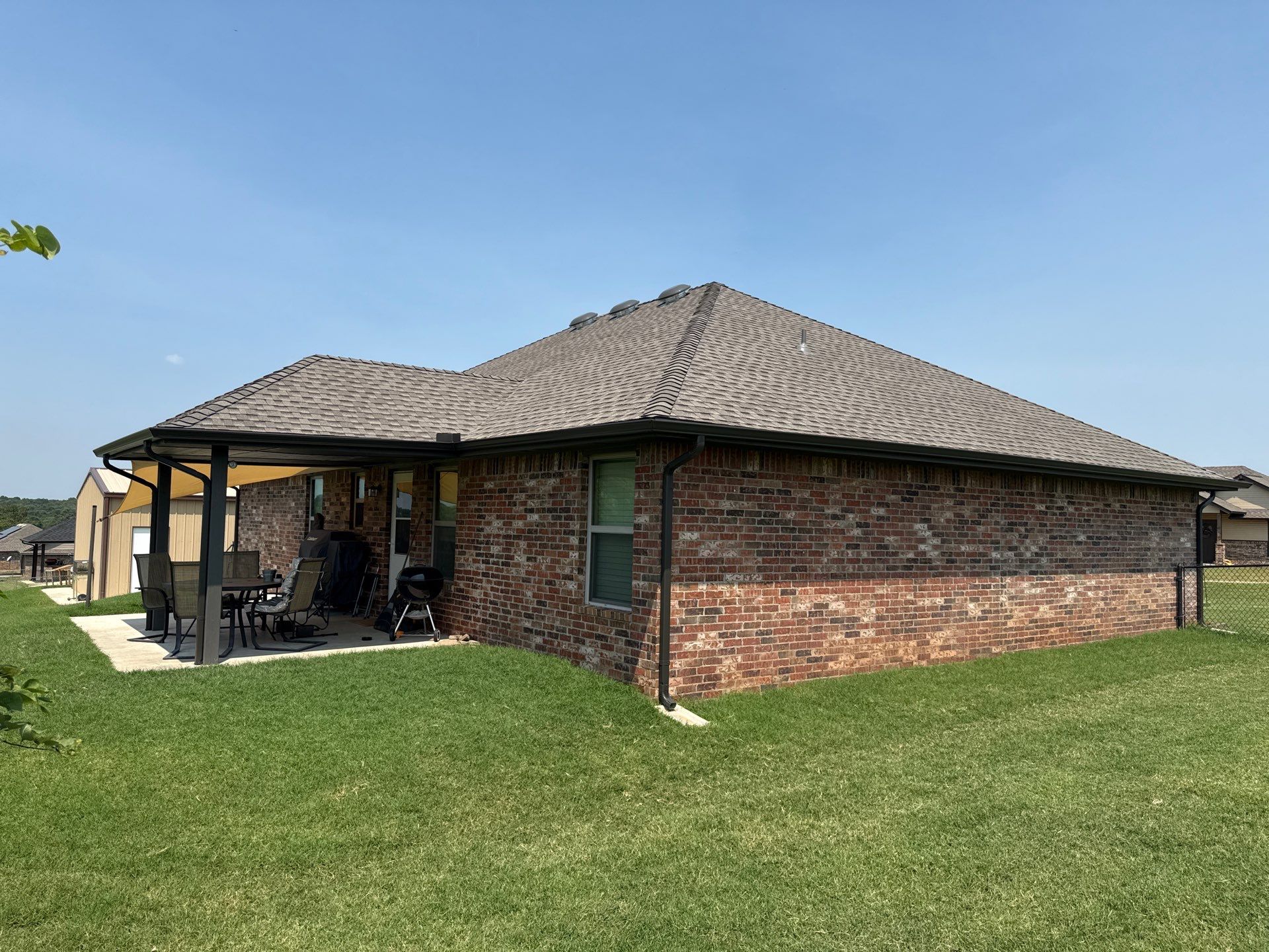 roof replacement in Blanchard by McCann's Roofing and Construction