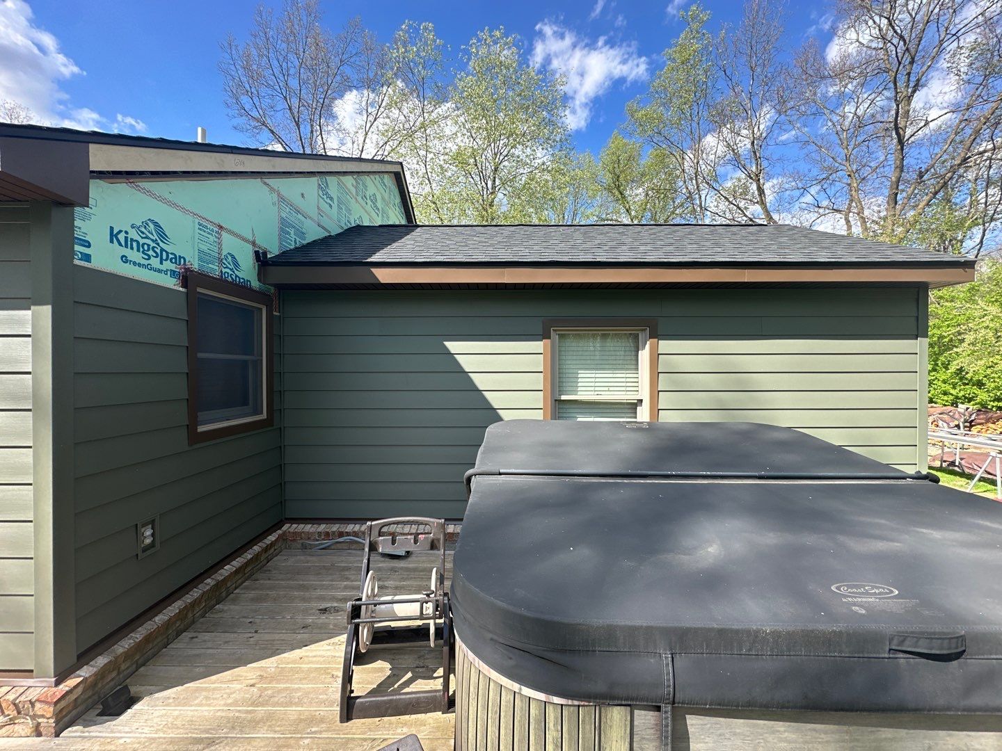 Siding Replacement using Alside S7 Cedar Mill Grain Composite by 180 Contractors