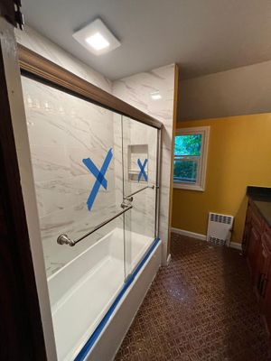 Bathroom Remodel using Tile