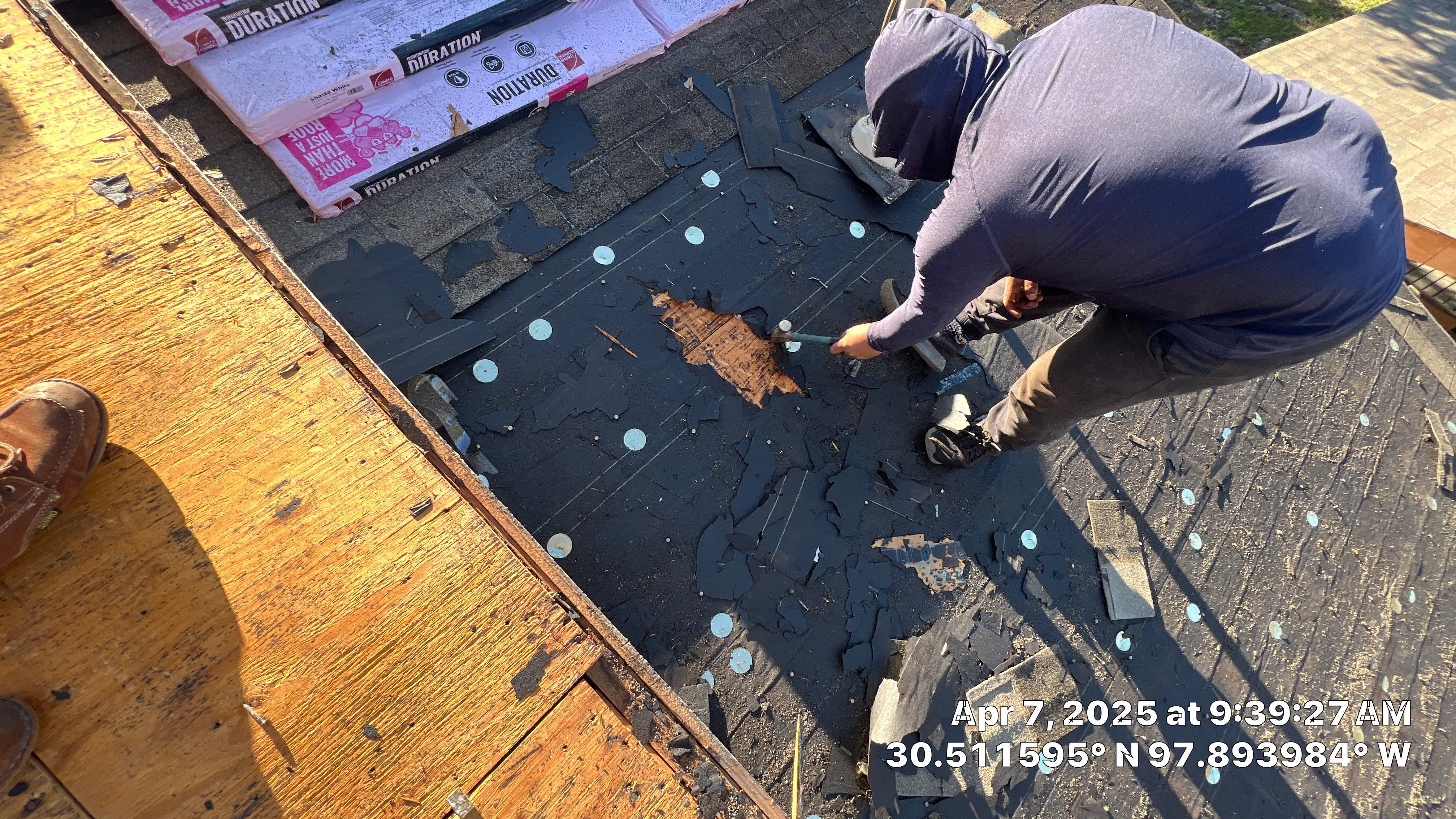 Leander Hail Damage Restoration and Architectural Shingle Roof Replacement by Caliber Restoration LLC