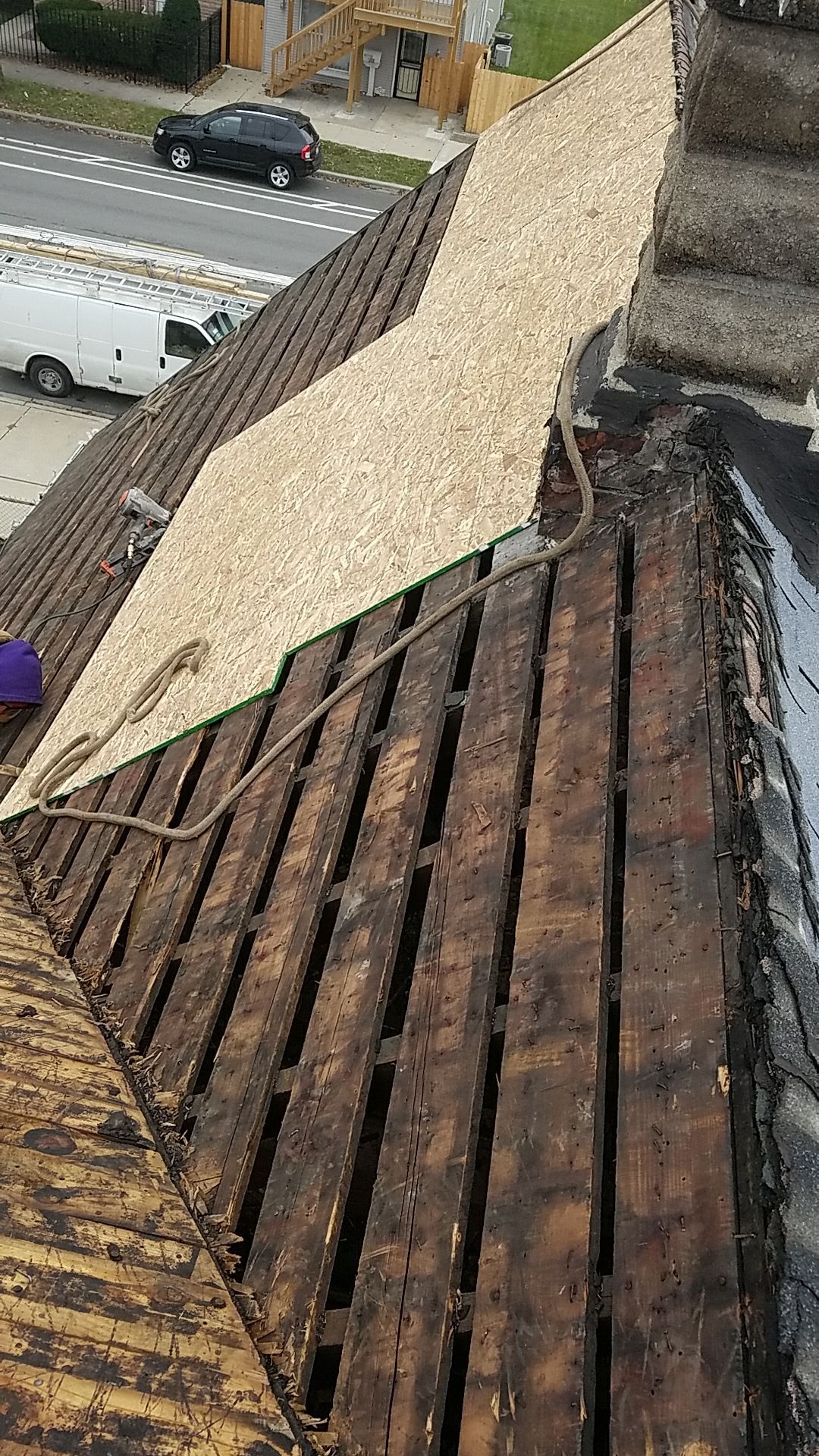 Roof replacement by hail damage by Just Brilliant Restoration JBR