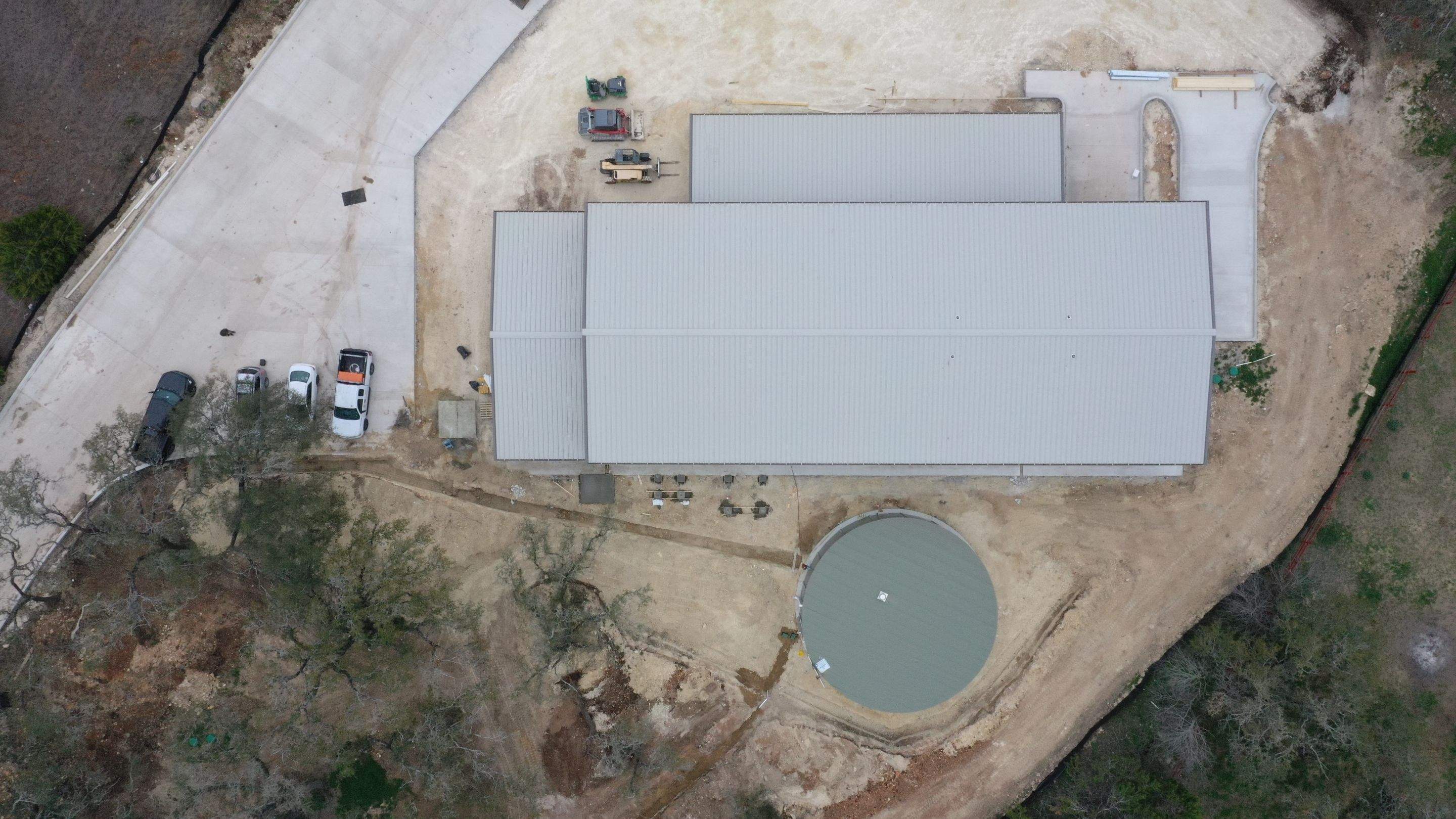 Commercial structure utilizing rainwater harvesting for all its water needs! by Hill Country Rain Water