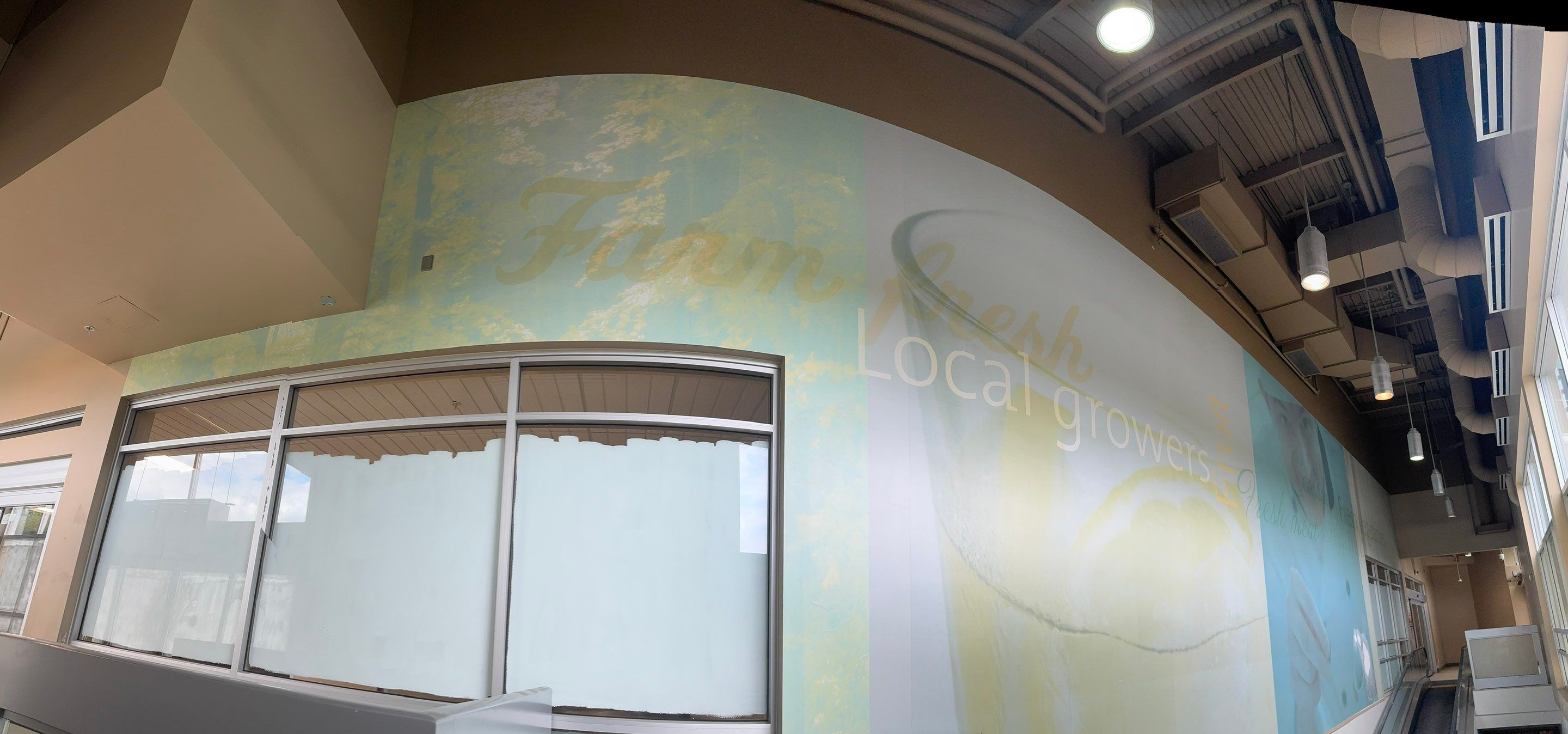 Commercial Prime & Paint Project-30ft height by YVR Construction Group