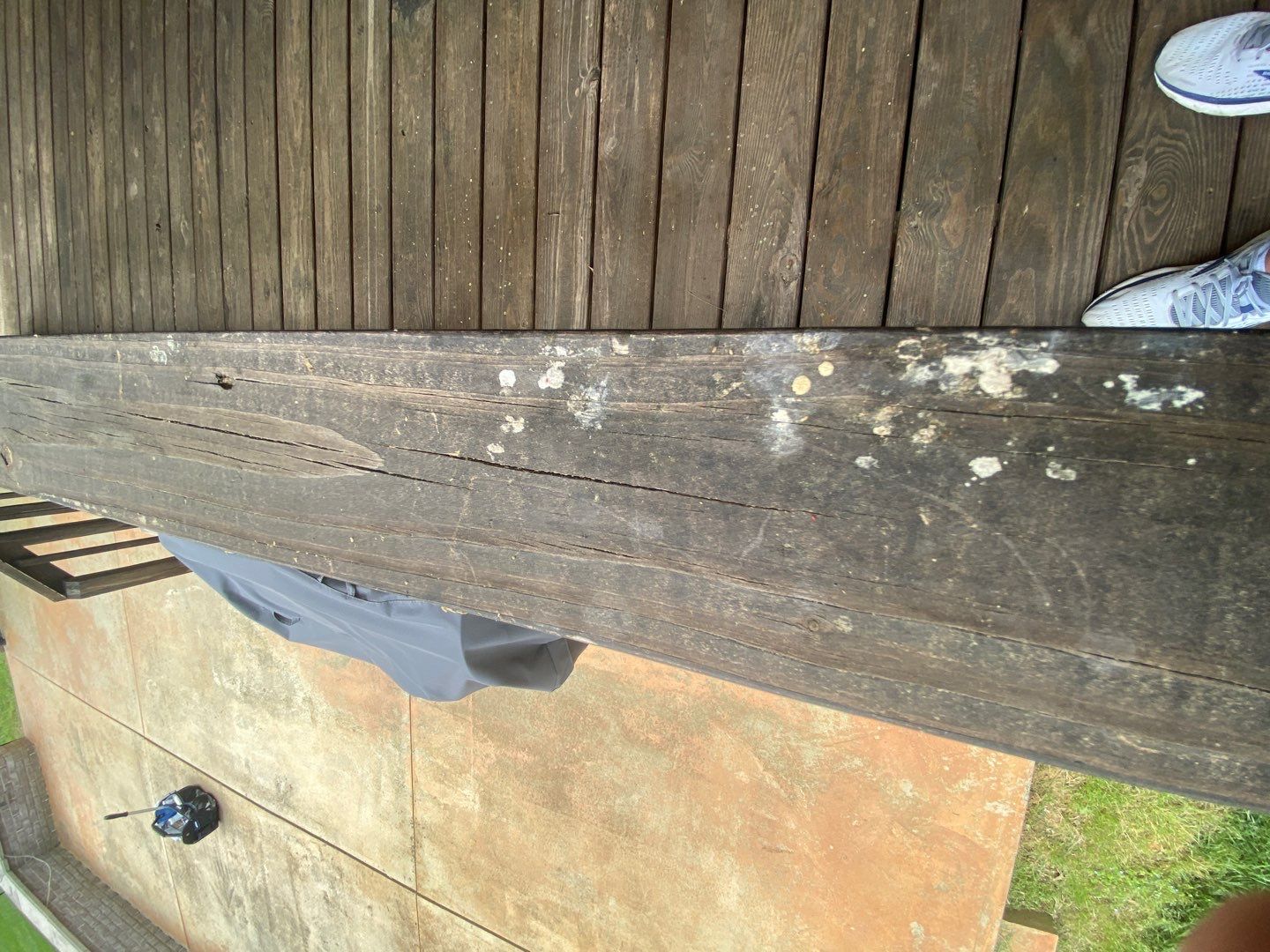 Weathered Deck using Wood Sealant by DuraSeal
