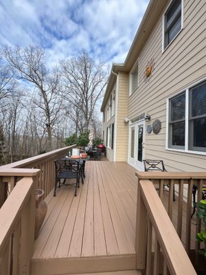 Exterior and Deck of home in Sugar Hill