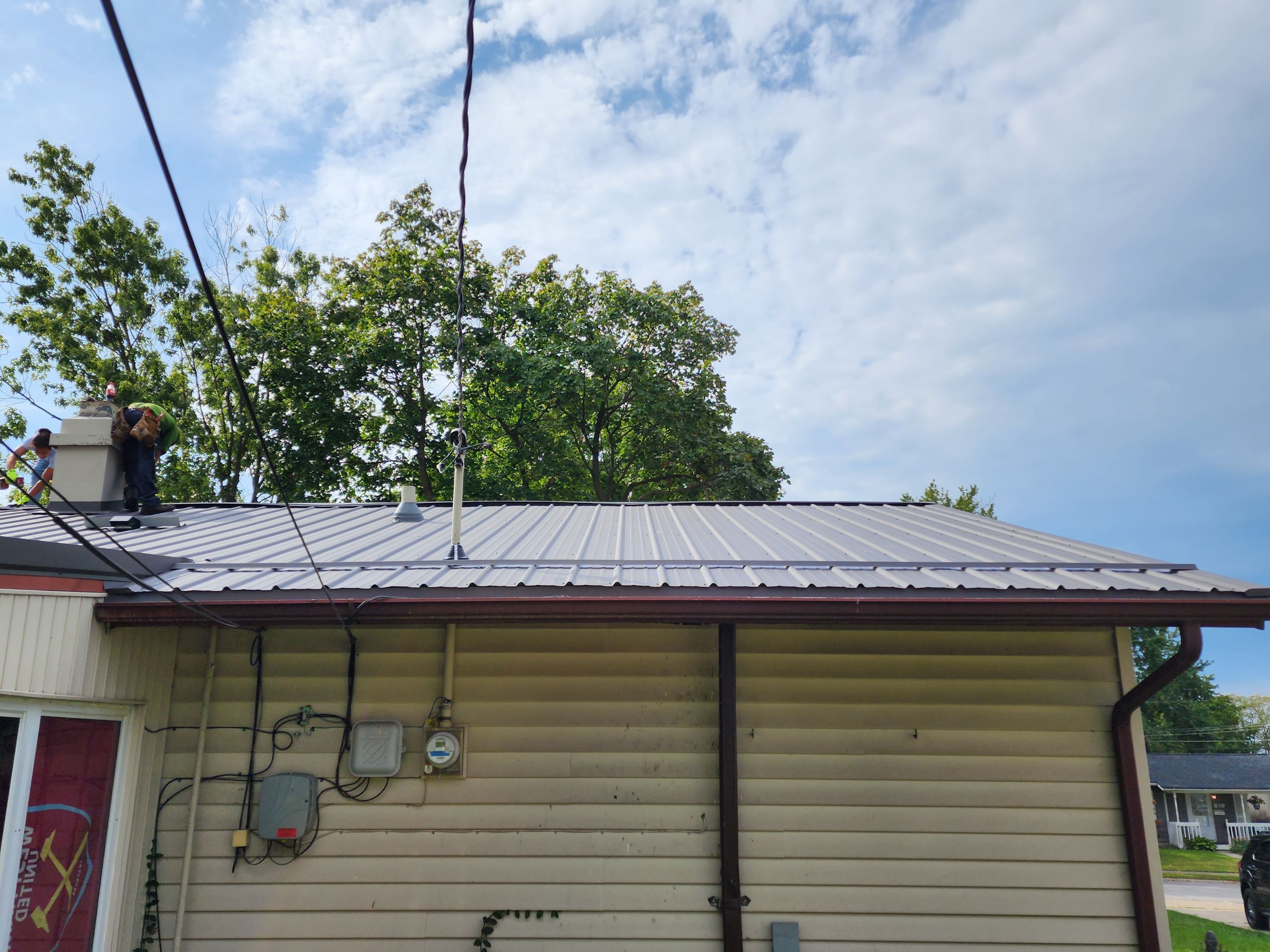 Residential Exposed Fastener Metal Roof Installation – Fort Wayne, IN by 4Ever Metal Roofing