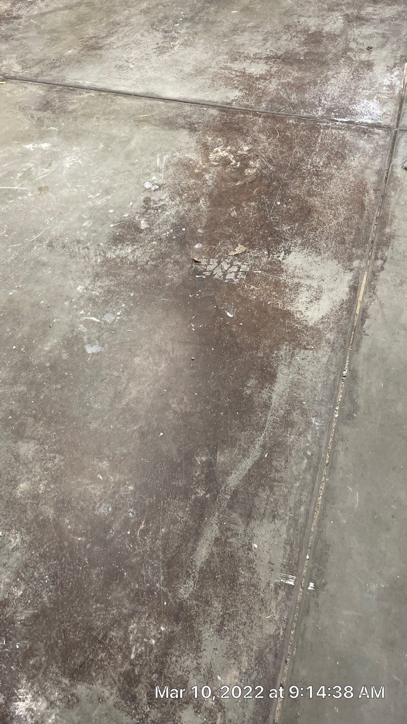Garage Transformation using Slate Stone by Croc Coatings, LLC