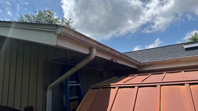 Turtle Shell gutter protection installation in Geneva, IL 60134, photograph 11
