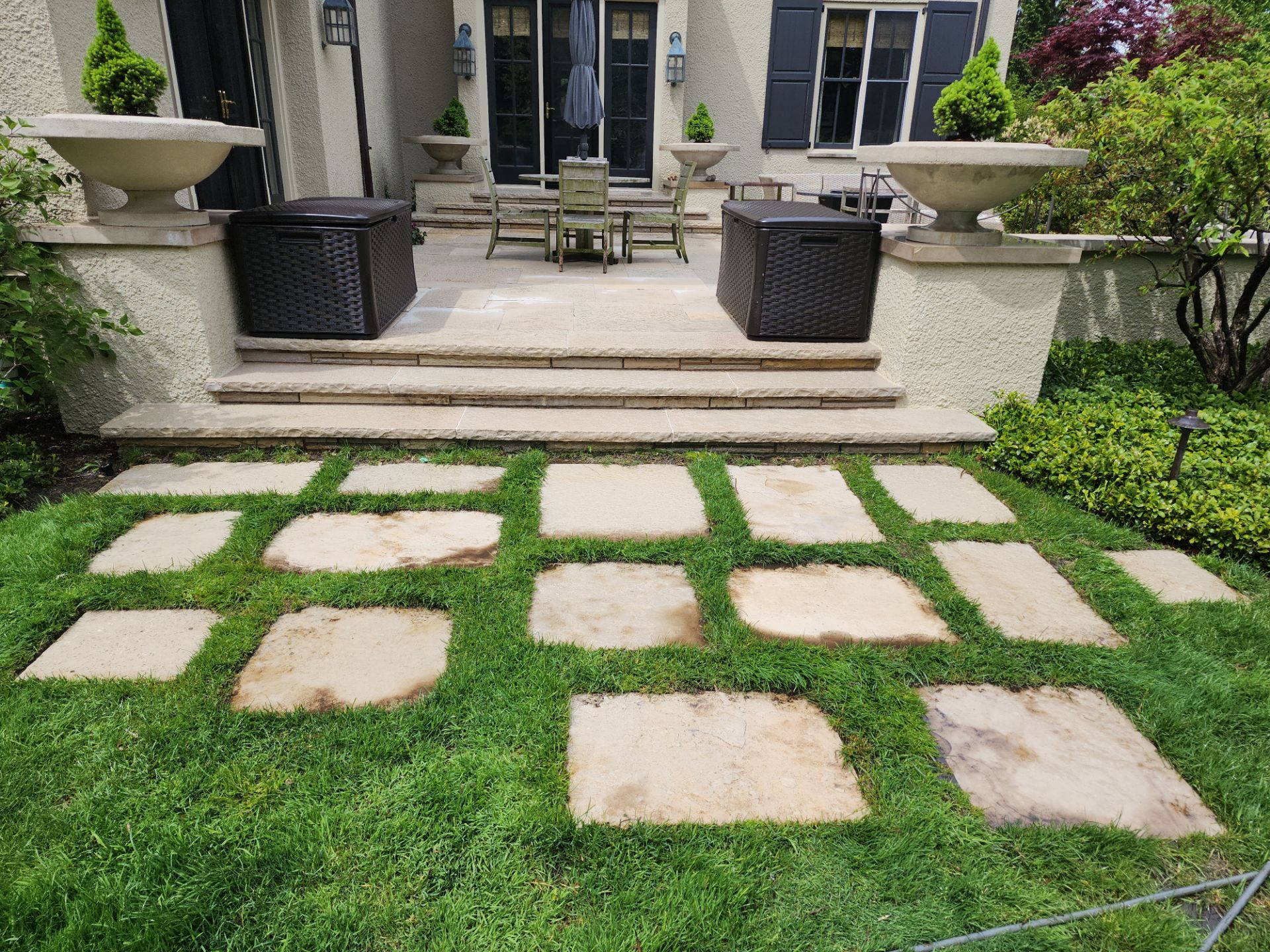 Natural Stone Surface Pressure Washing by Northern Power Washing LLC.