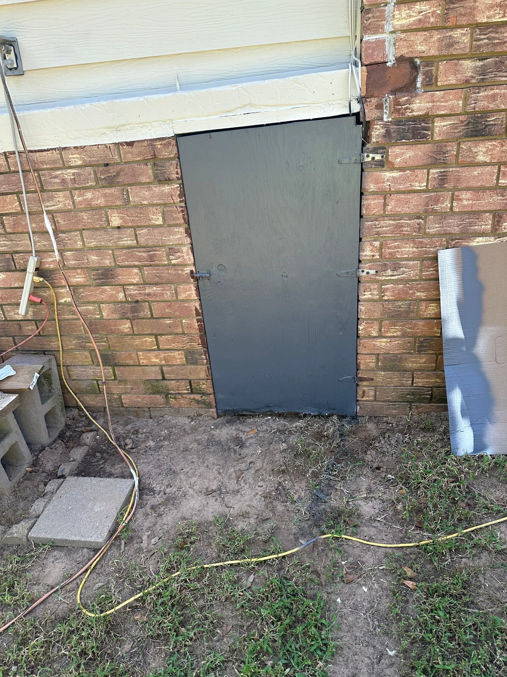 Exterior Painting in Arp, TX | Doors & Door Steps in Dark Gray by Quality Coats Painting