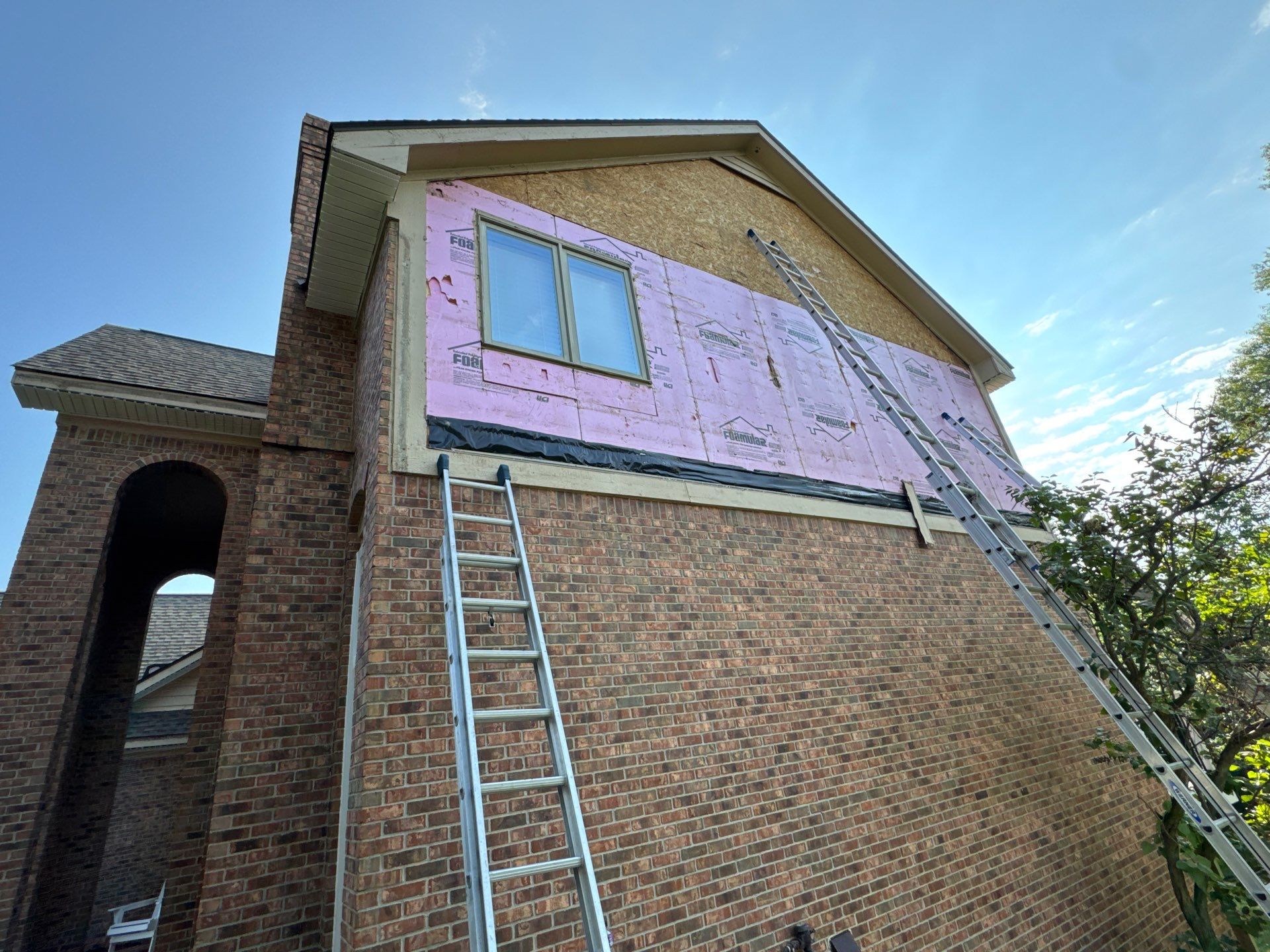 Siding Replacement using Alside Odyssey D4" Flagship Brown by 180 Contractors