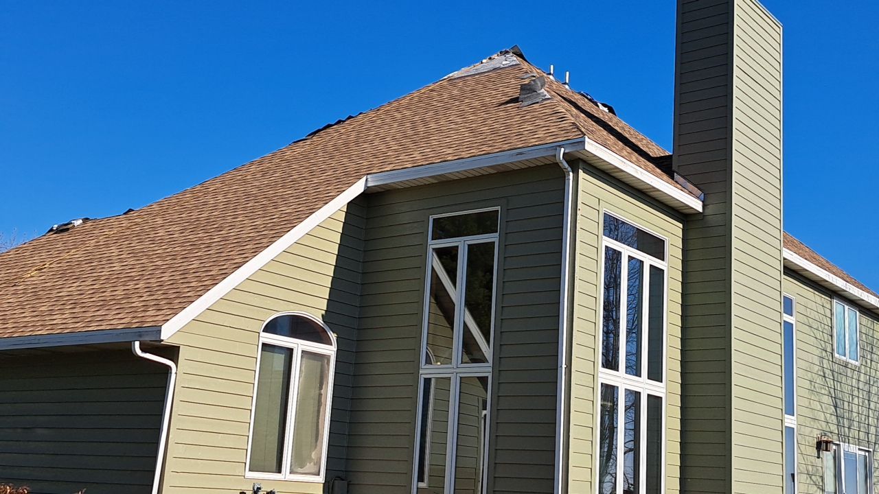 Residential Roof Installation in Plymouth, WI by Gellings Roofing & Siding