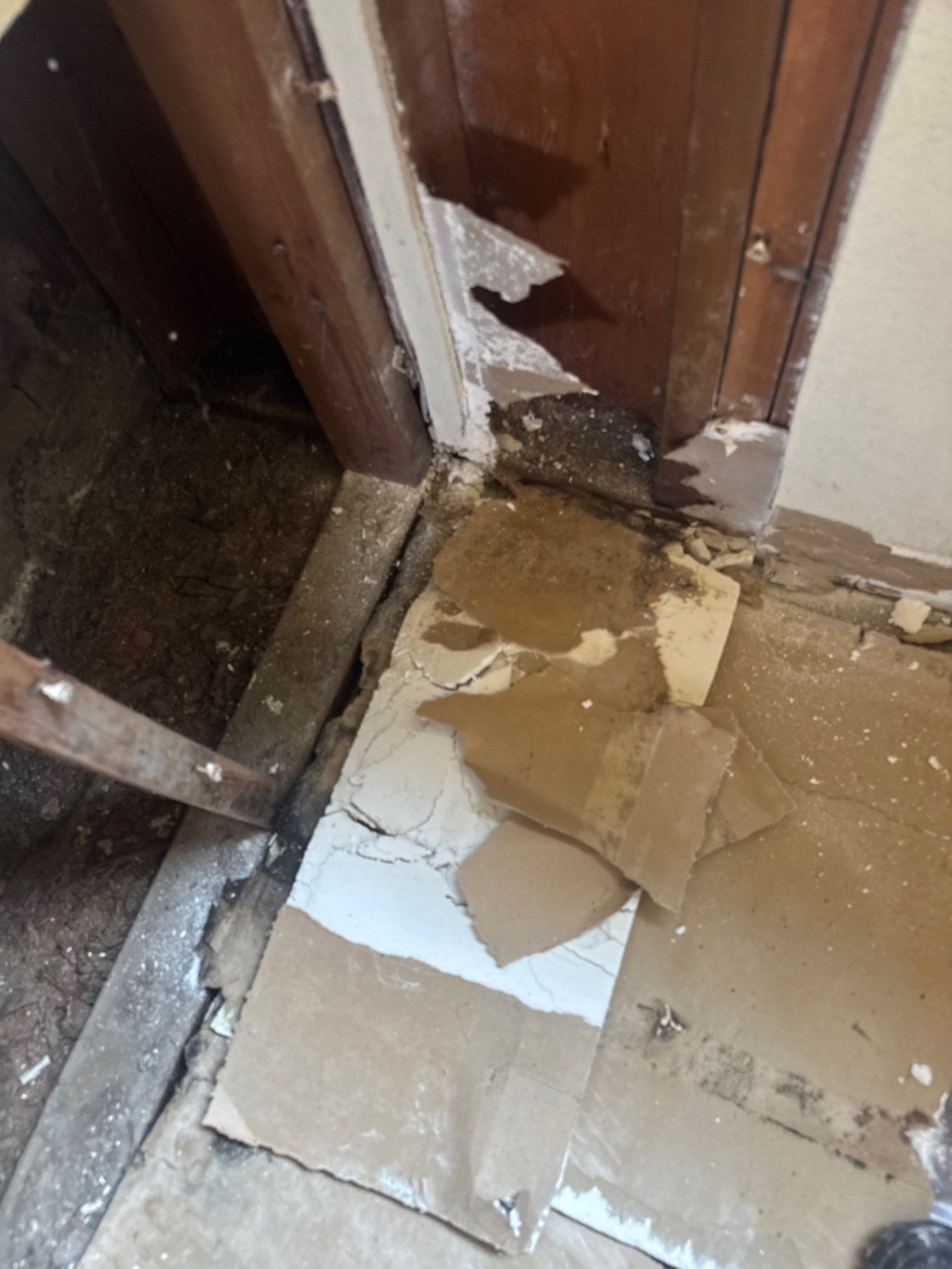 Laundry Room Water Restoration & Rebuild in Irvine by One Stop Source