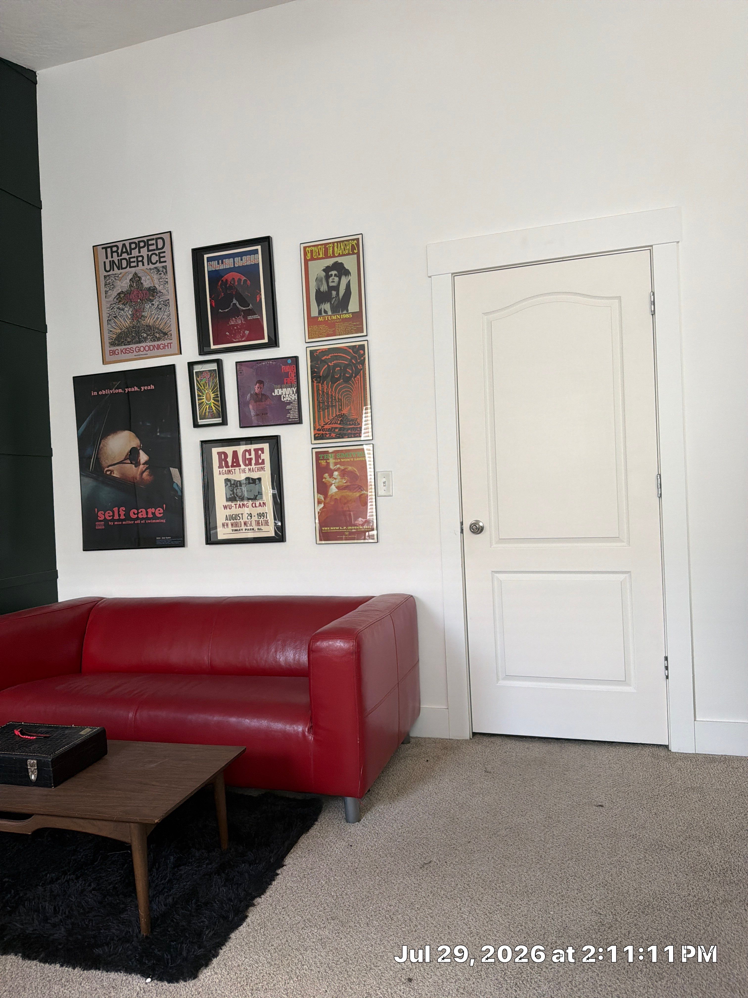 Custom Grid Accent Wall and Door Installation in South Salt Lake by CompanyCam Sales Demo