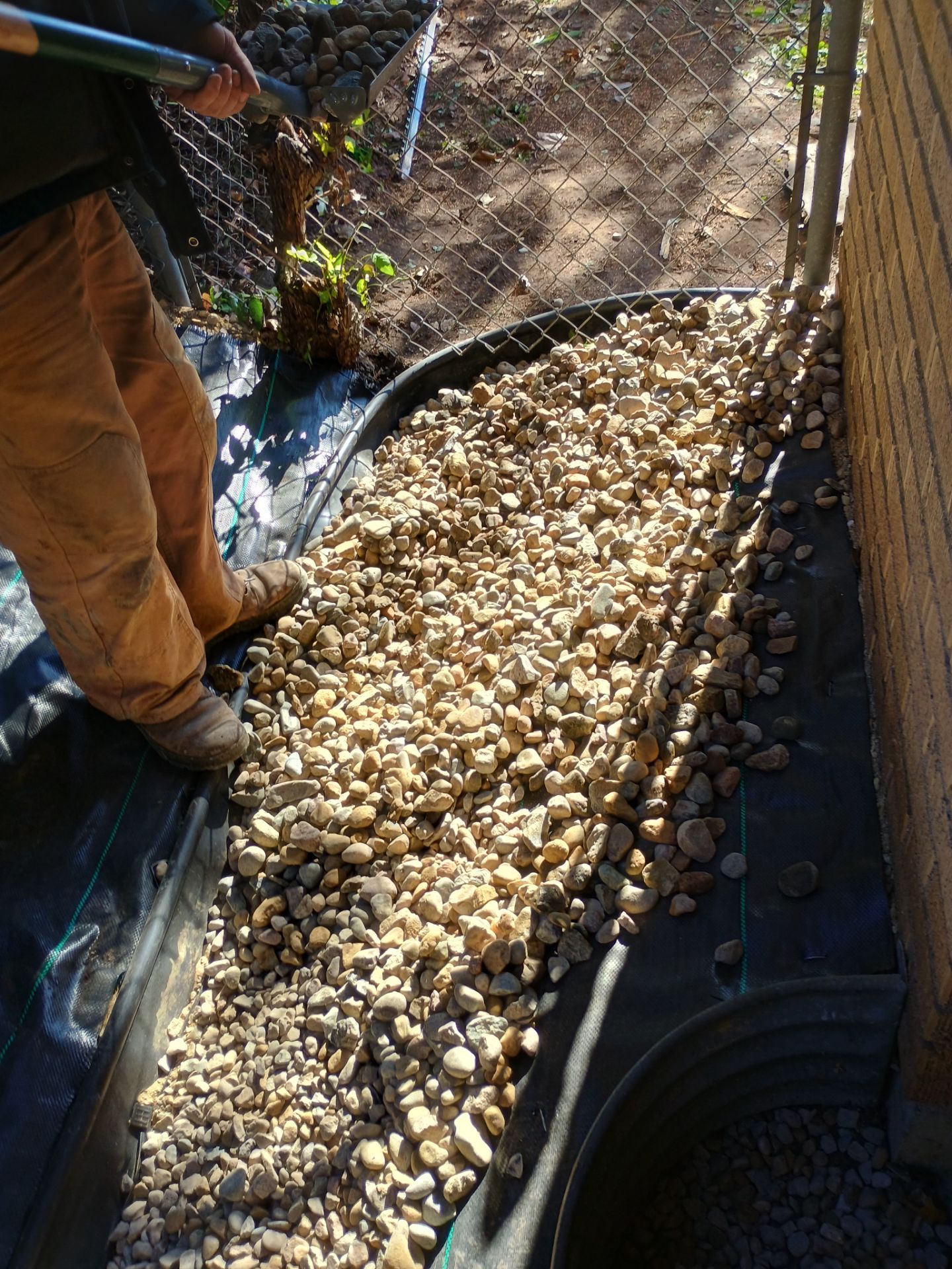 A French Drain for Jeniffer by Waterproofing Northeast
