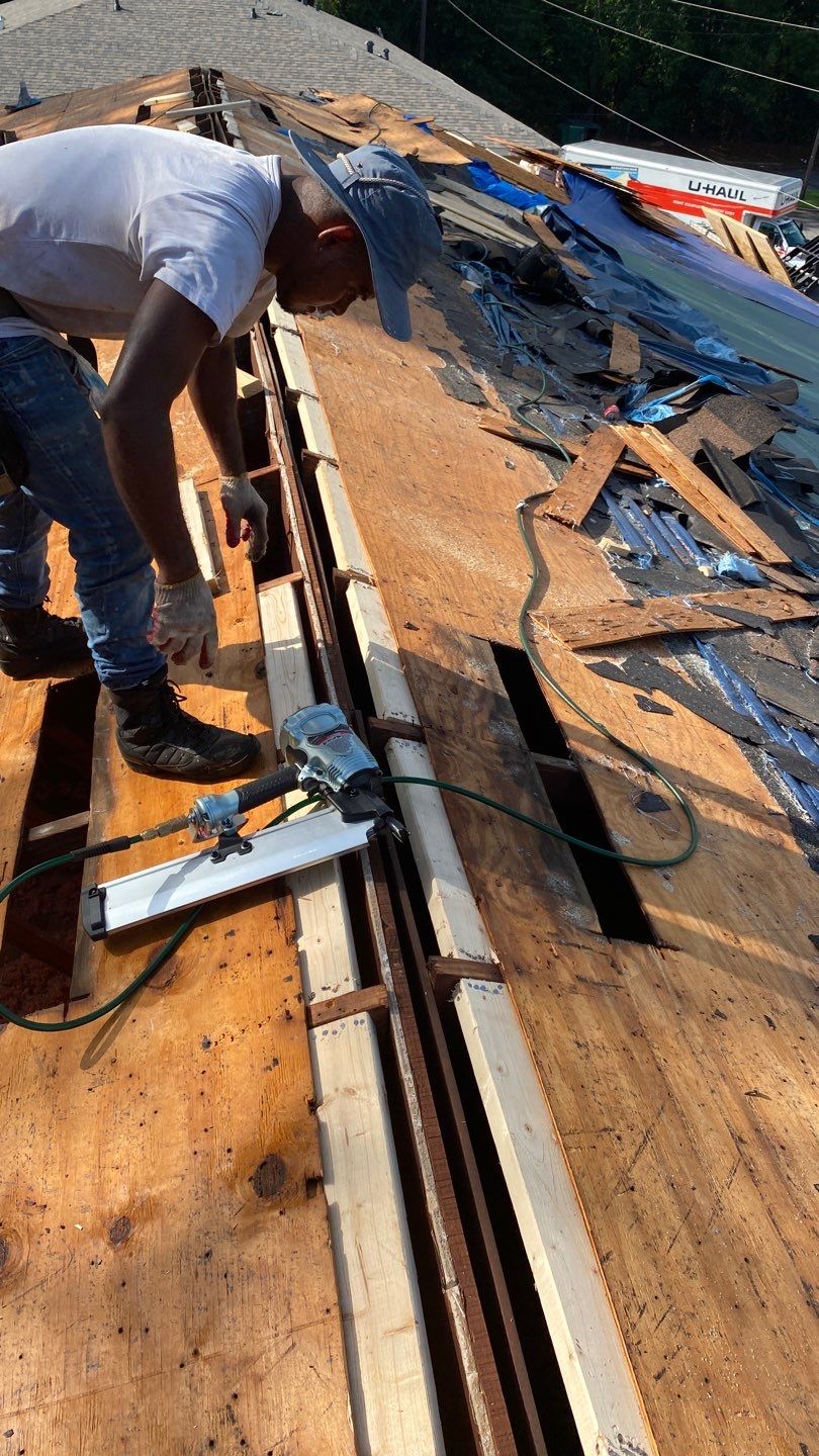 Residential Roofing Installation using Roof Replacement by American Roofing & Construction LLC
