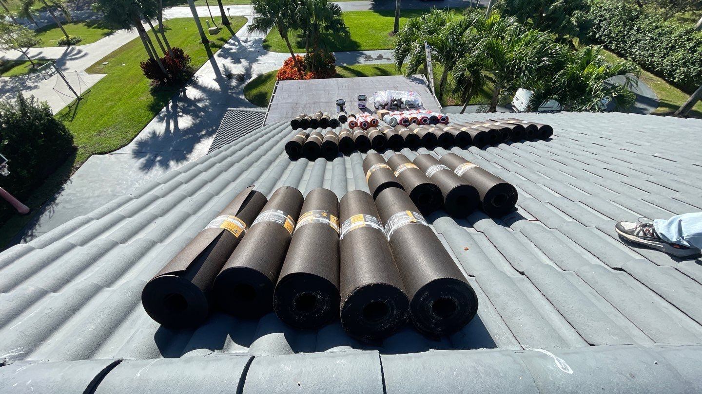 Residential Roofing Installation using 1" Nail strip metal roof by BLUES BROTHERS ROOFING