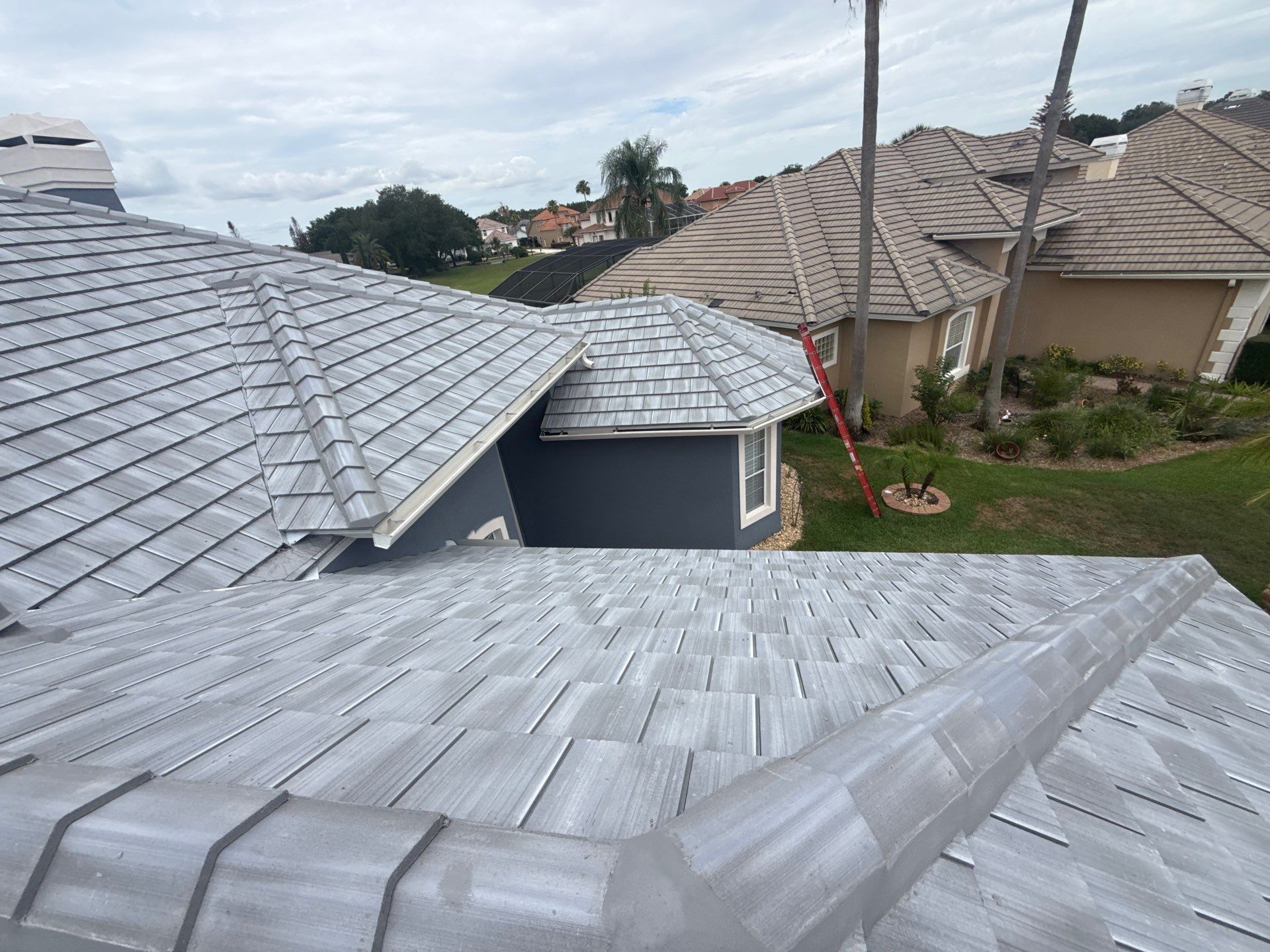 Concrete Tile Roof Replacement Using Polystick TU Plus in Orlando by Fortified Roofing Solutions Corp.
