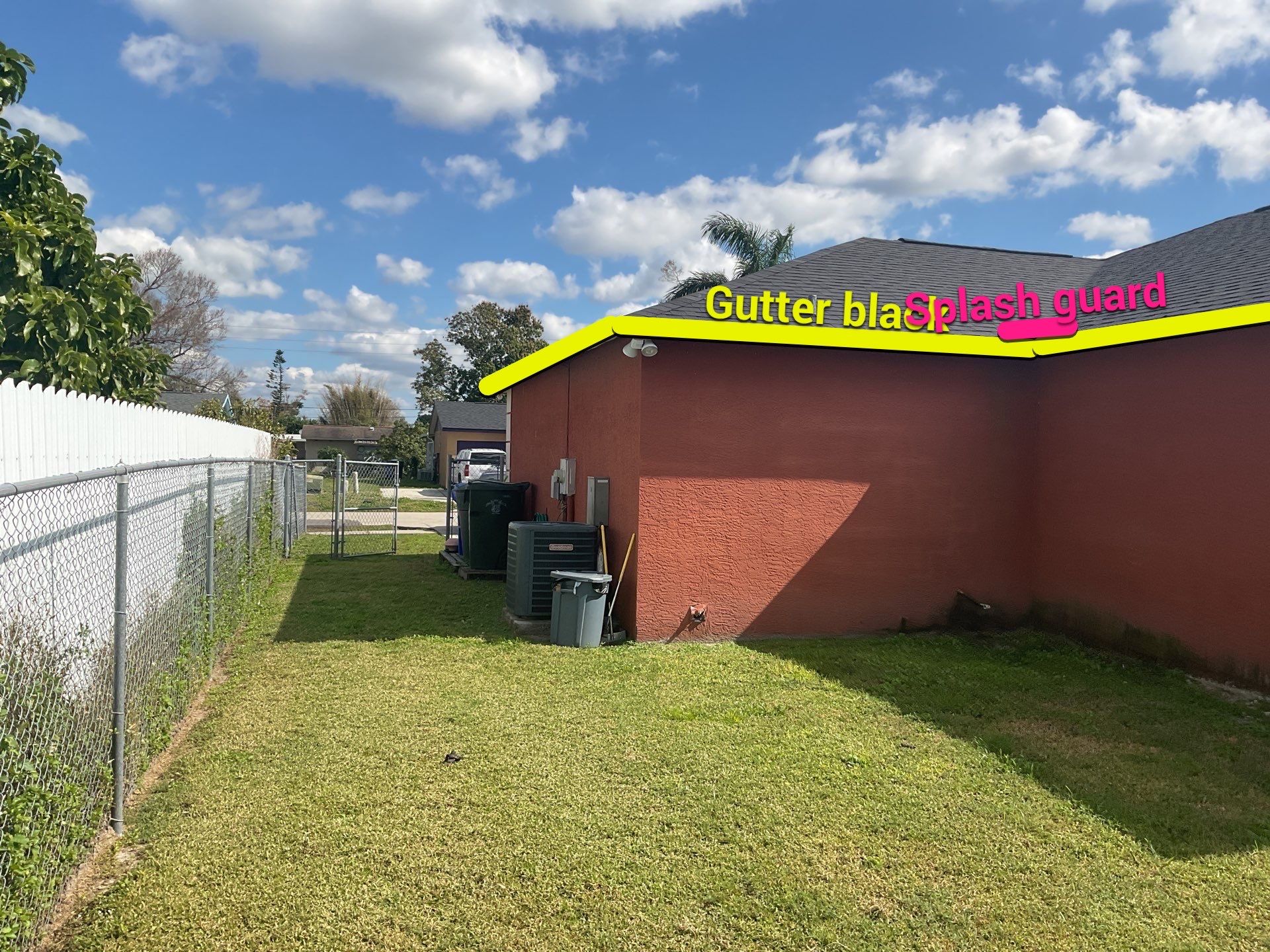 Black Seamless Gutters and Downspouts in Fort Myers FL by Gutter Professors