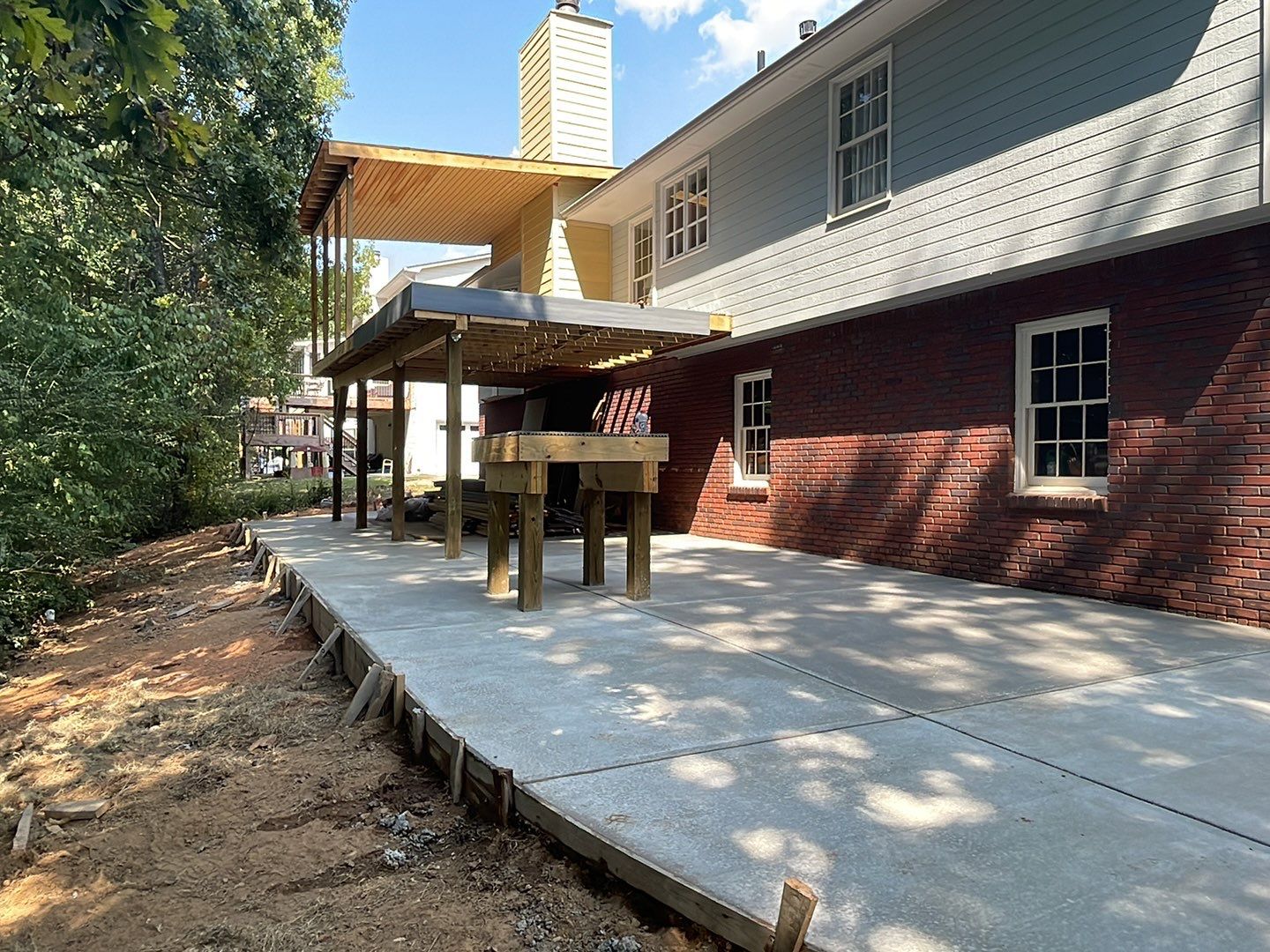 South Trace Lane - Deck Installation and Chimney Repair by Pillar and Pine